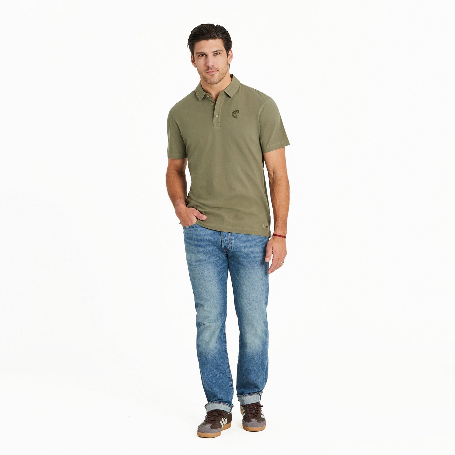 Men's Bass Short Sleeve Crusher-LITE Polo