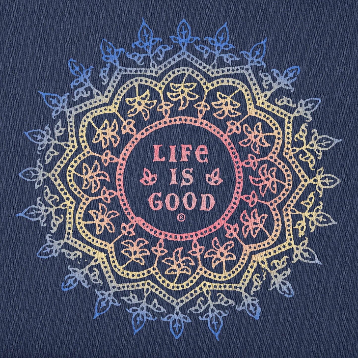 Women's Antique Mandala Short Sleeve Crusher Tee