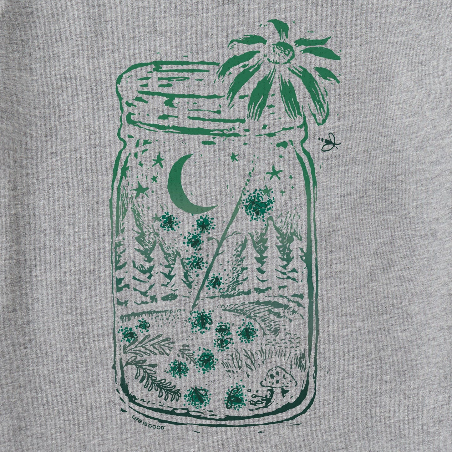 Women's Firefly Moon Jar Short Sleeve Crusher Tee