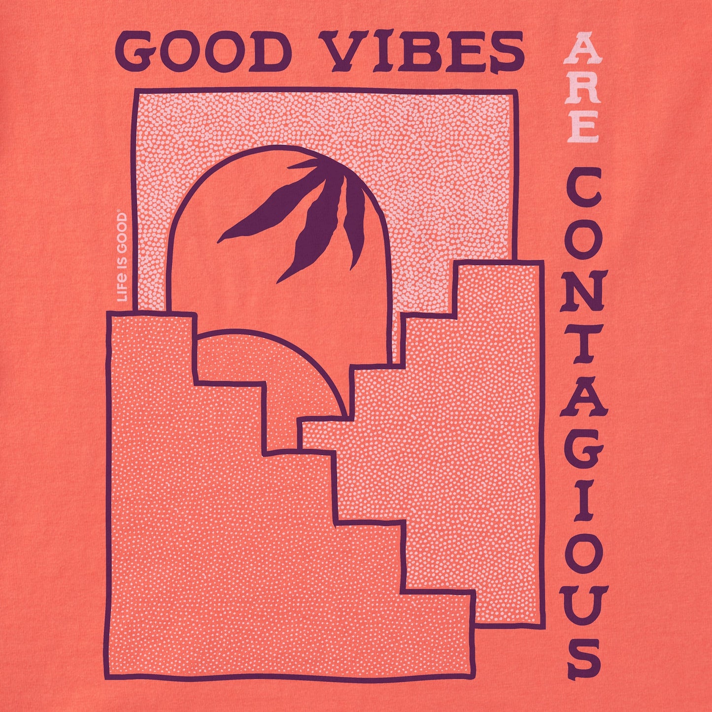 Women's Good Vibes Steps Short Sleeve Tee