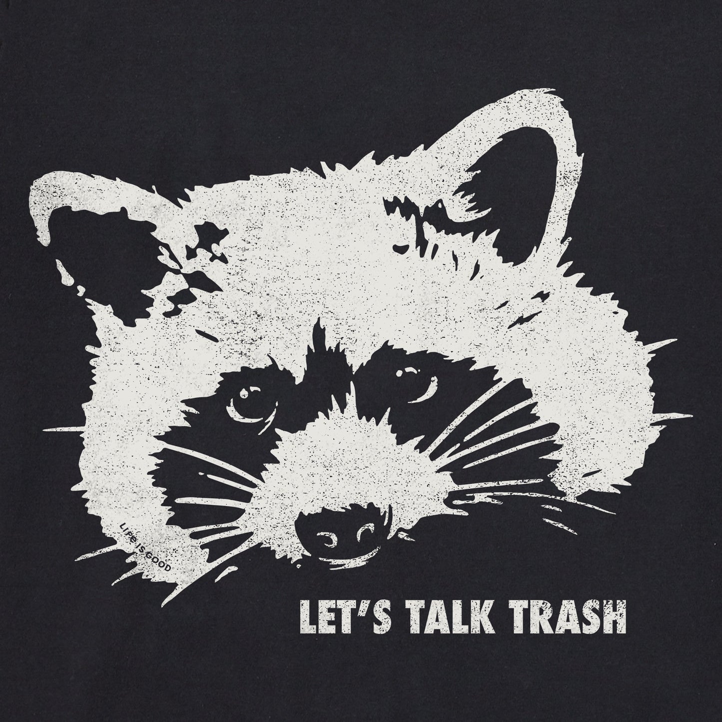 Women's Raccoon Short Sleeve Crusher Vee