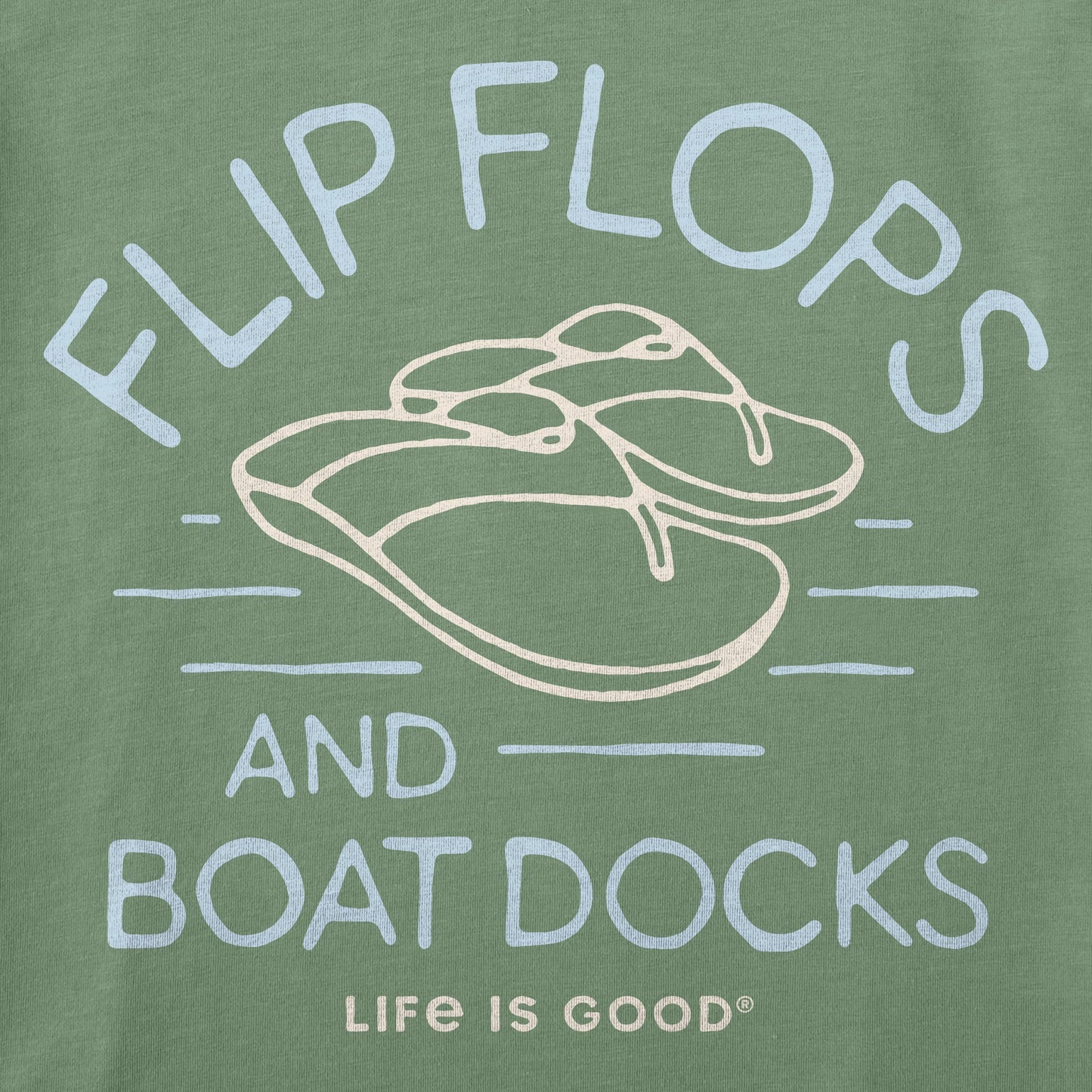 Women's Flip Flops & Boat Docks Short Sleeve Tee