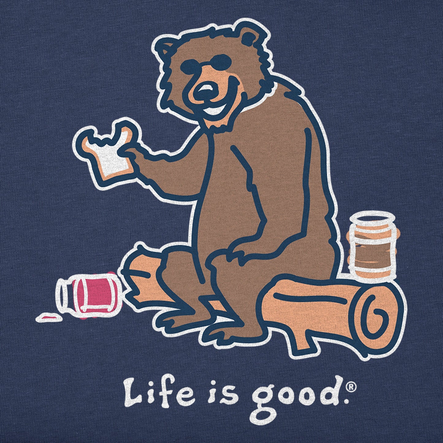 Women's Bear PB&J Short Sleeve Crusher-LITE Vee