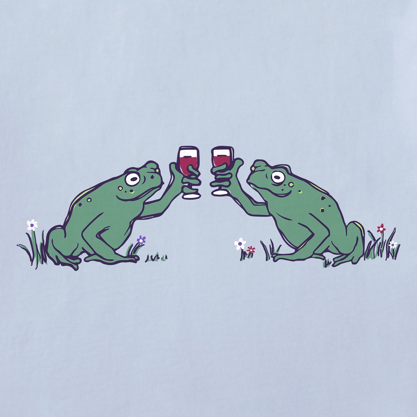 Women's Frog Cheers Short Sleeve Crusher-LITE Vee