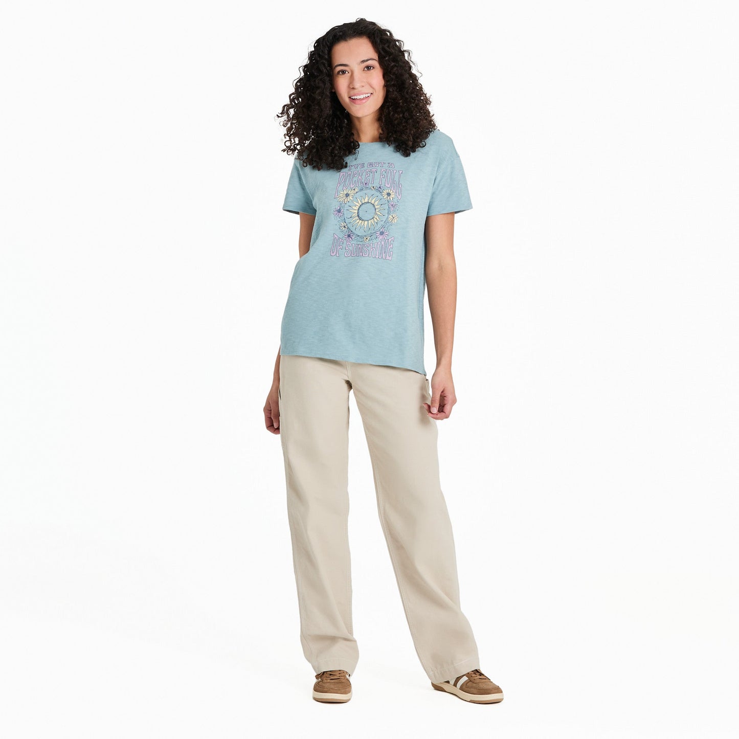 Women's Pocket Full of Sunshine Sun Slub Easy Fit Tee