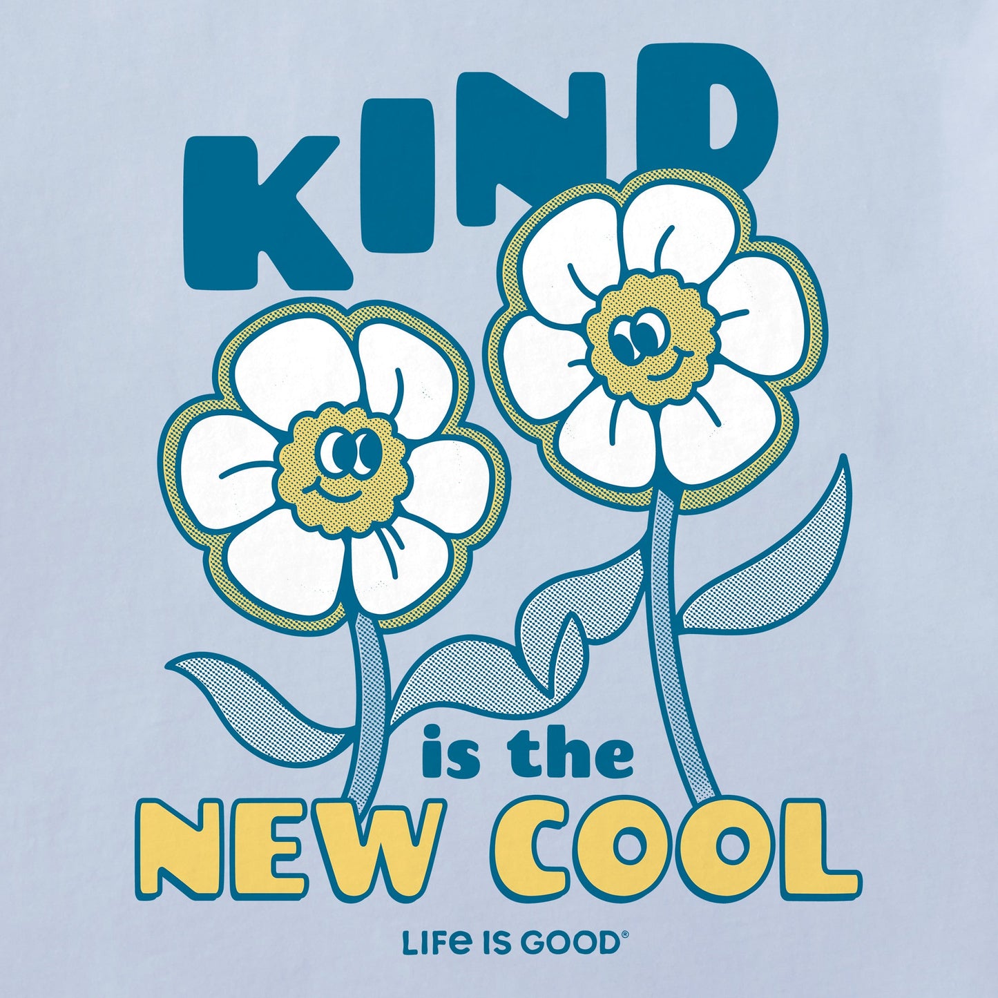 Kids Kind is the New Cool Flowers Short Sleeve Crusher Tee