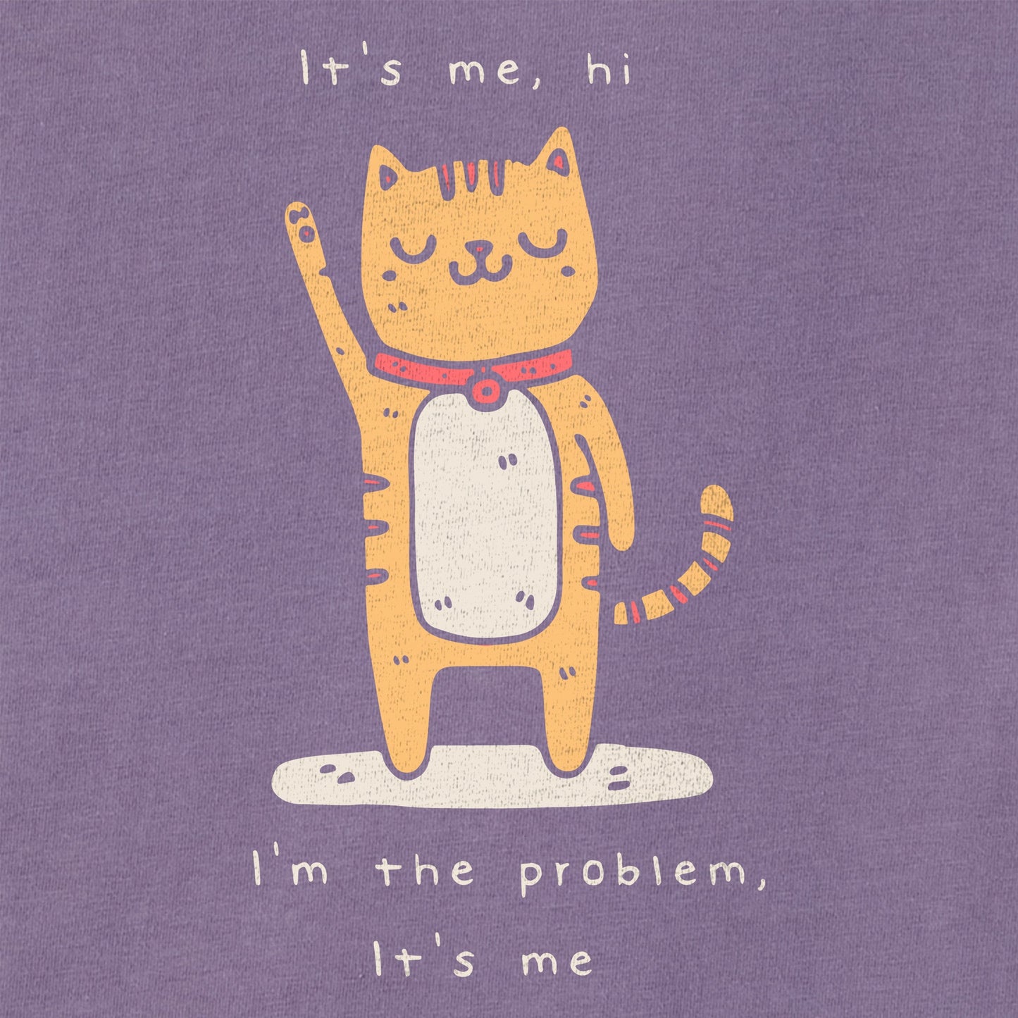 Toddler Cat I'm the Problem Short Sleeve Crusher Tee