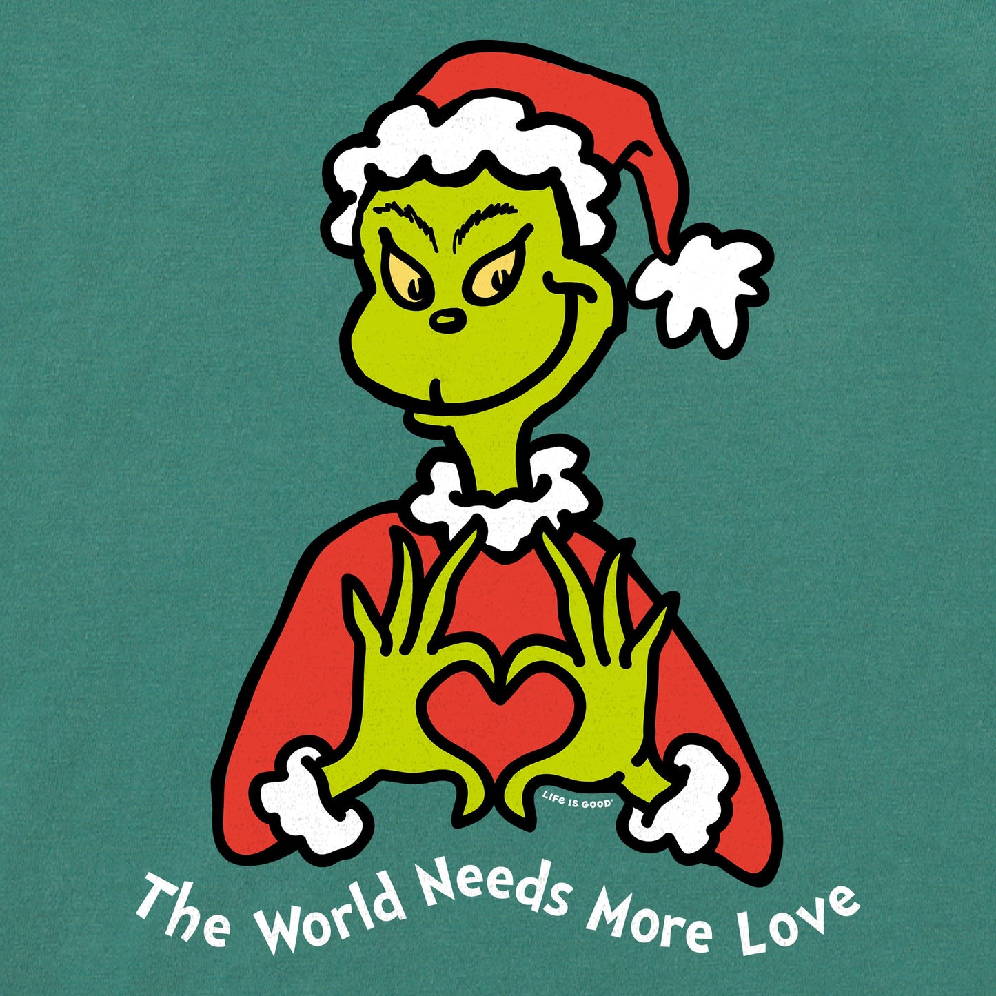 Women's World Needs More Love Grinch Short Sleeve Crusher Tee
