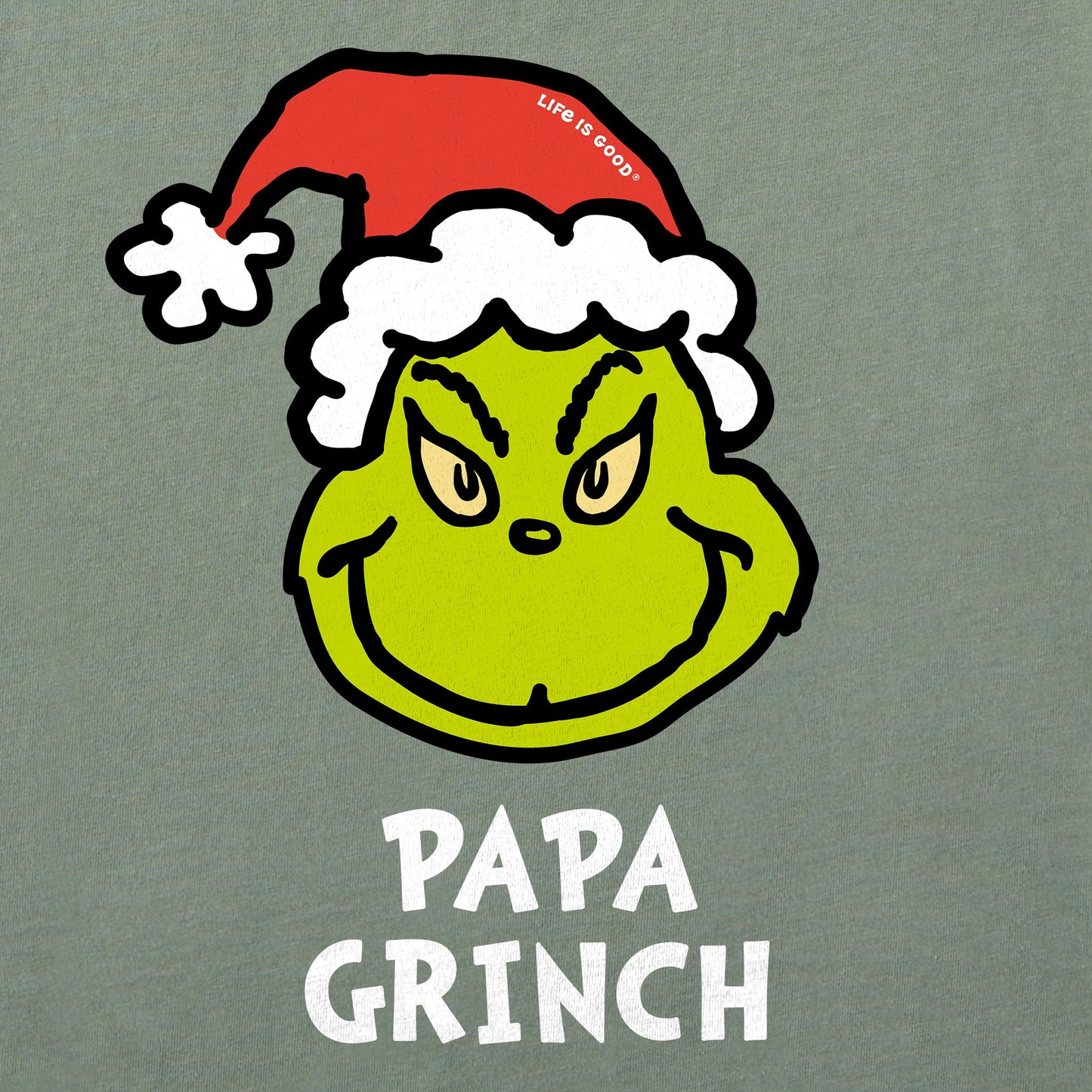 Men's Papa Grinch Short Sleeve Crusher Tee