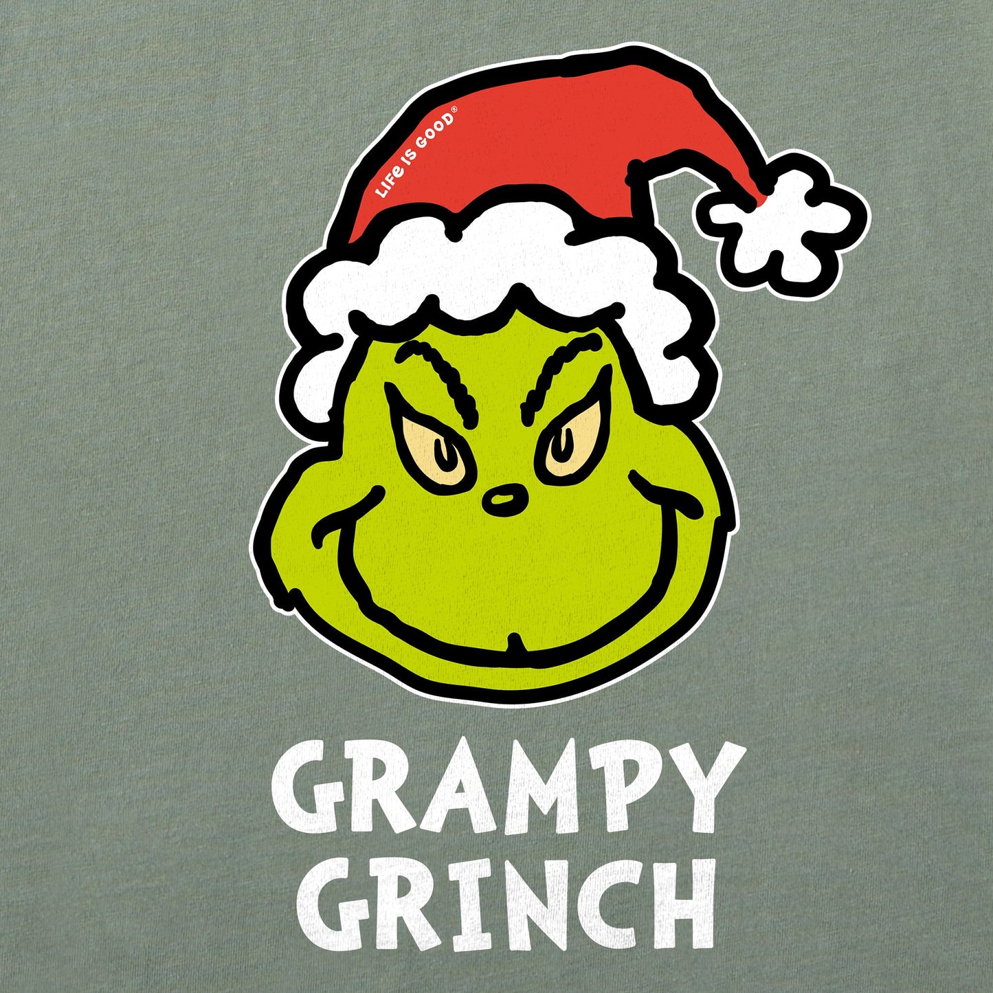 Men's Grampy Grinch Long Sleeve Crusher Tee