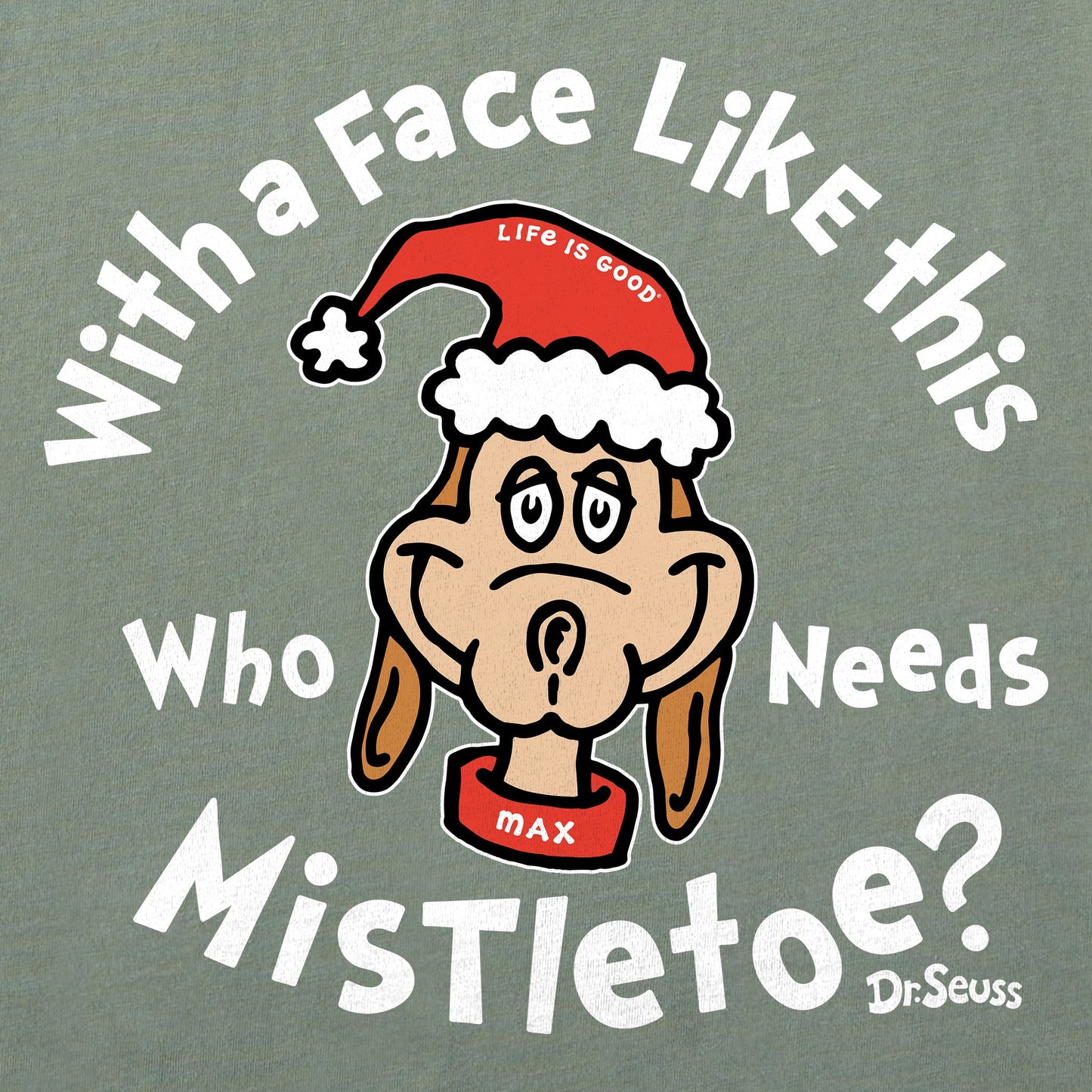 Men's With a Face Like This Max Long Sleeve Crusher Tee