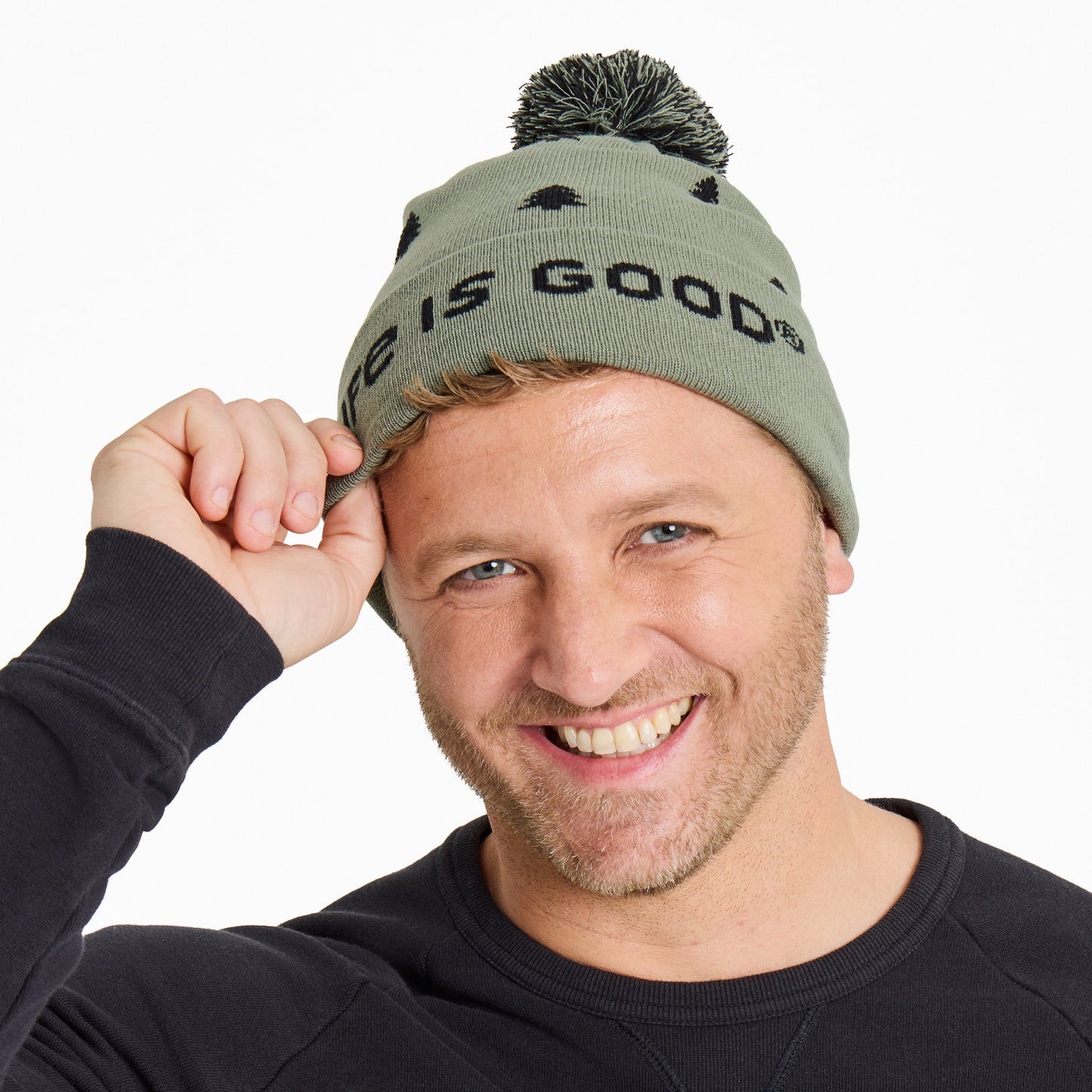 Adult Unisex Simple Pine Pattern So Chill Beanie