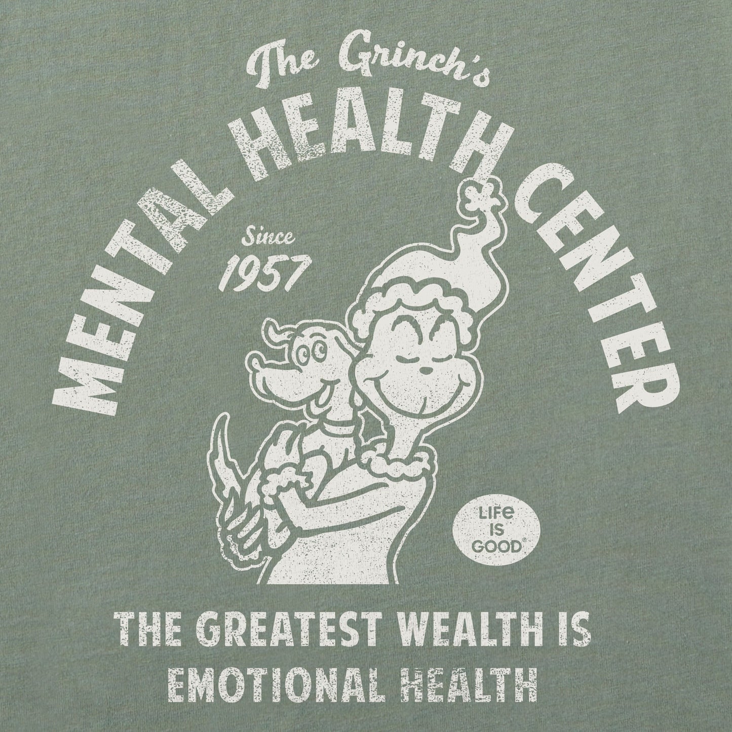 Women's Grinch Max Mental Health Center Short Sleeve Crusher Tee