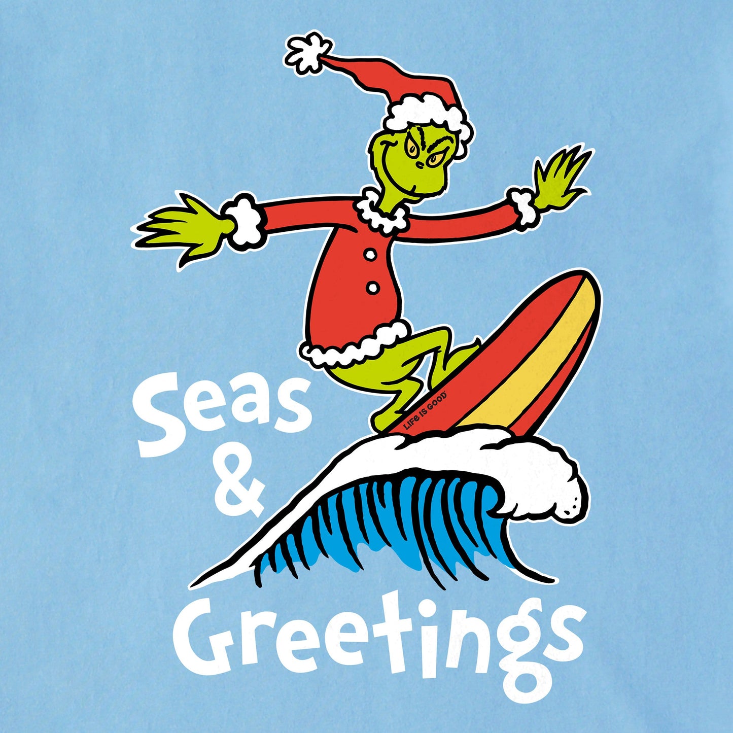 Men's Seas & Greetings Grinch Short Sleeve Crusher Tee