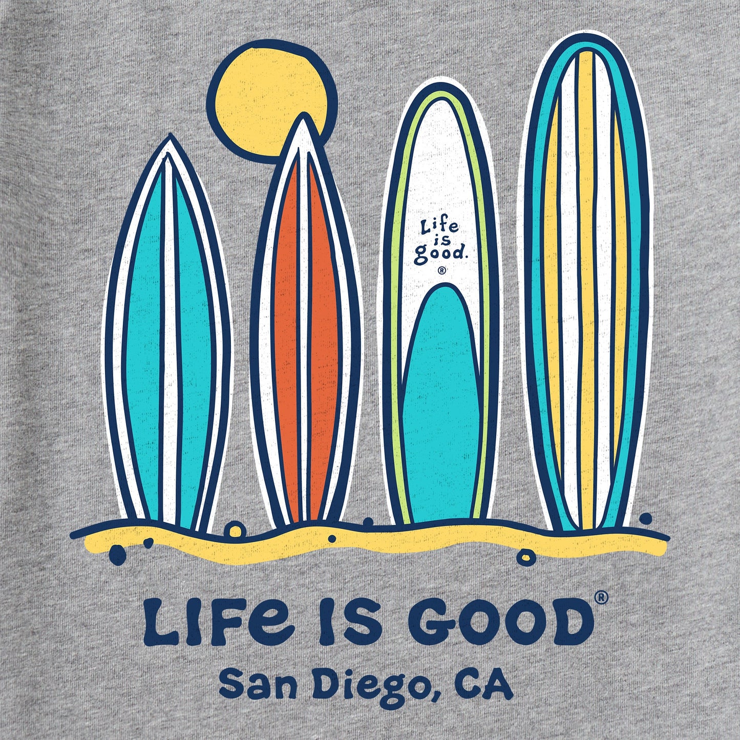 Men's San Diego Surf Boards Short Sleeve Crusher Tee