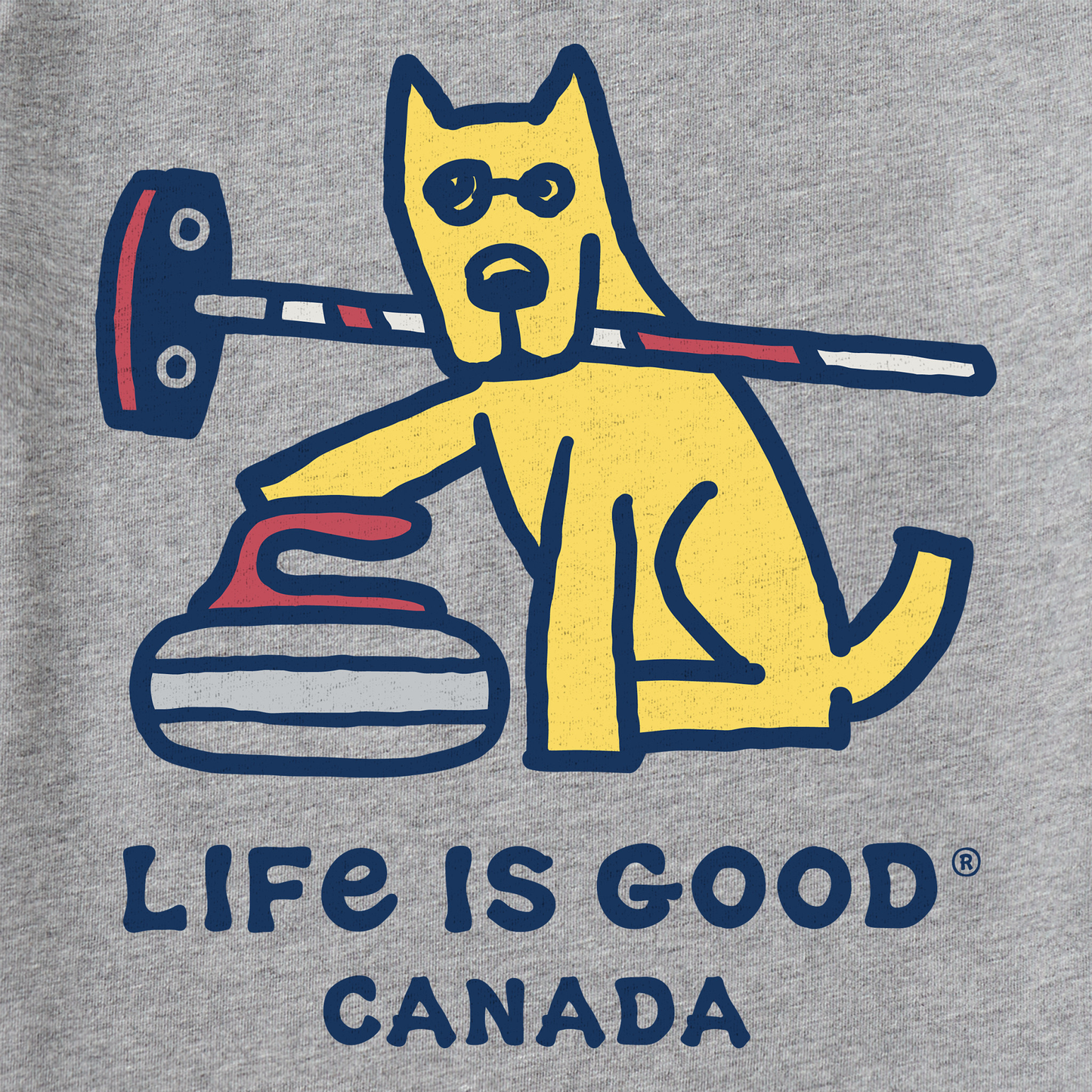 Men's Rocket Curling Canada Short Sleeve Crusher Tee