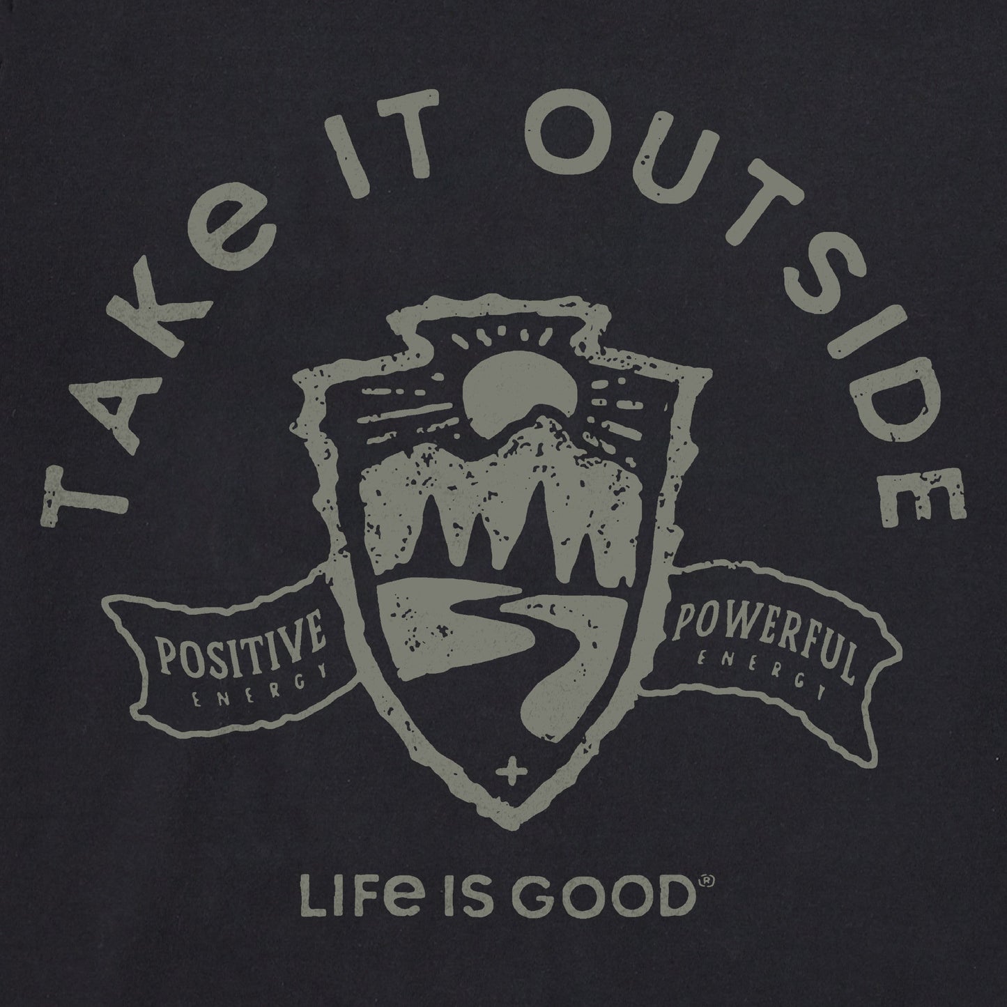 Men's Take it Outside Emblem Short Sleeve Tee