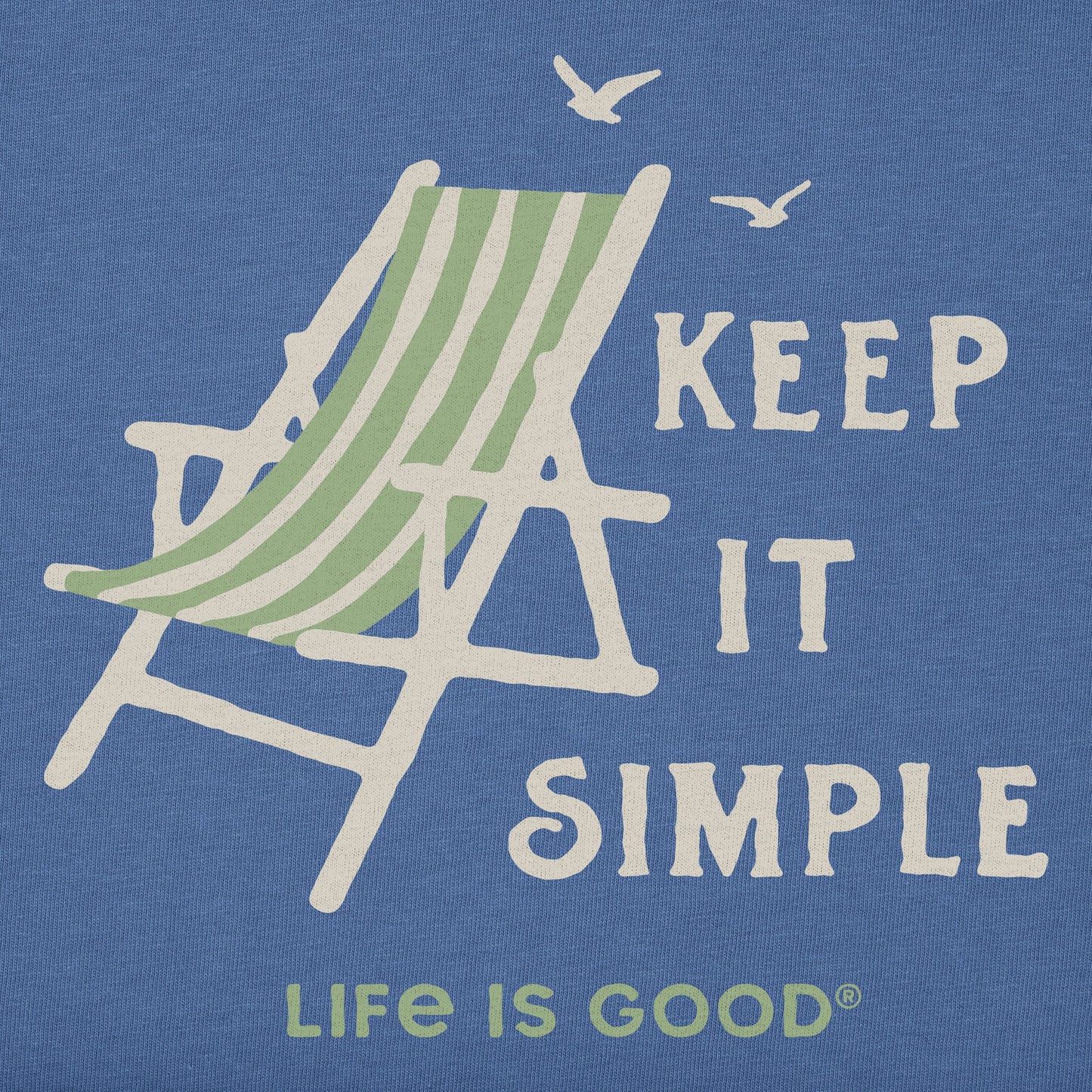 Men's Keep it Simple Beach Chair Short Sleeve Tee