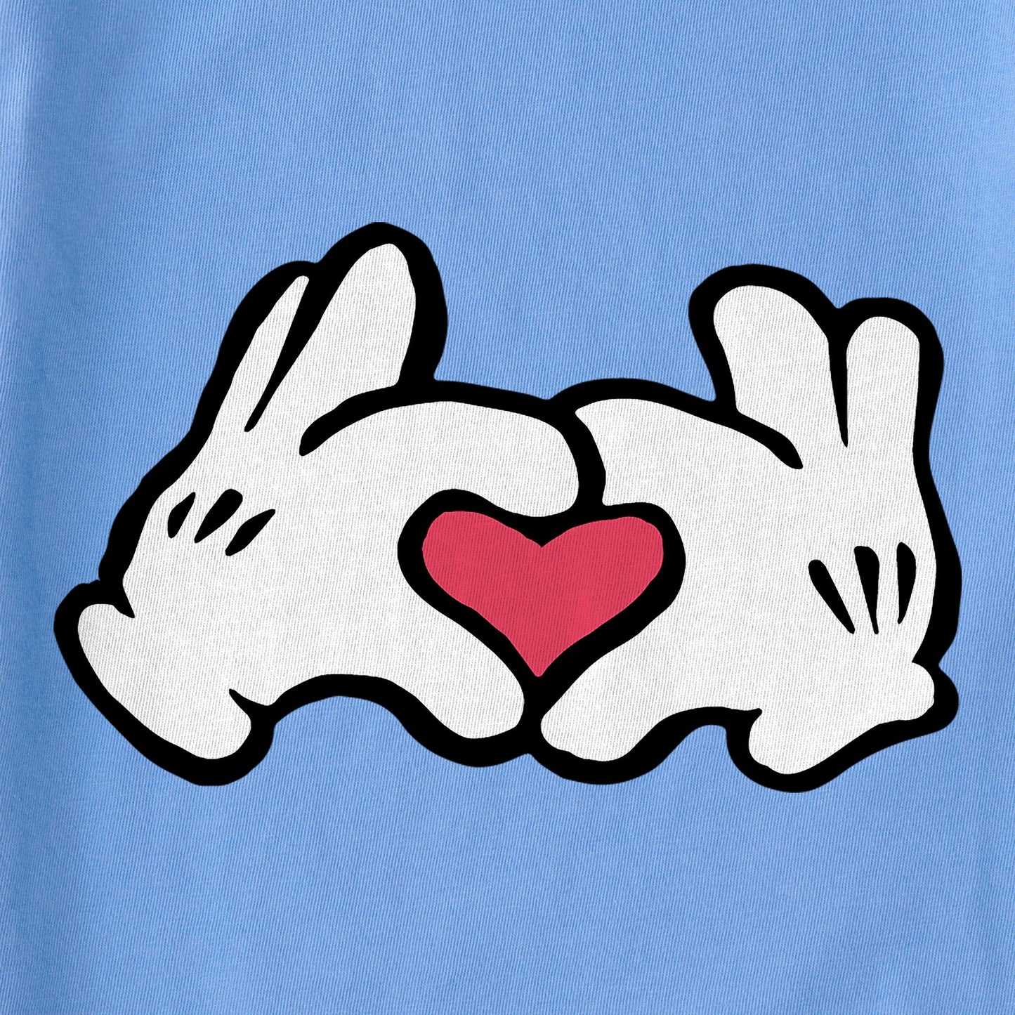 Kids Mini Hand Heart Short Sleeve Crusher Tee