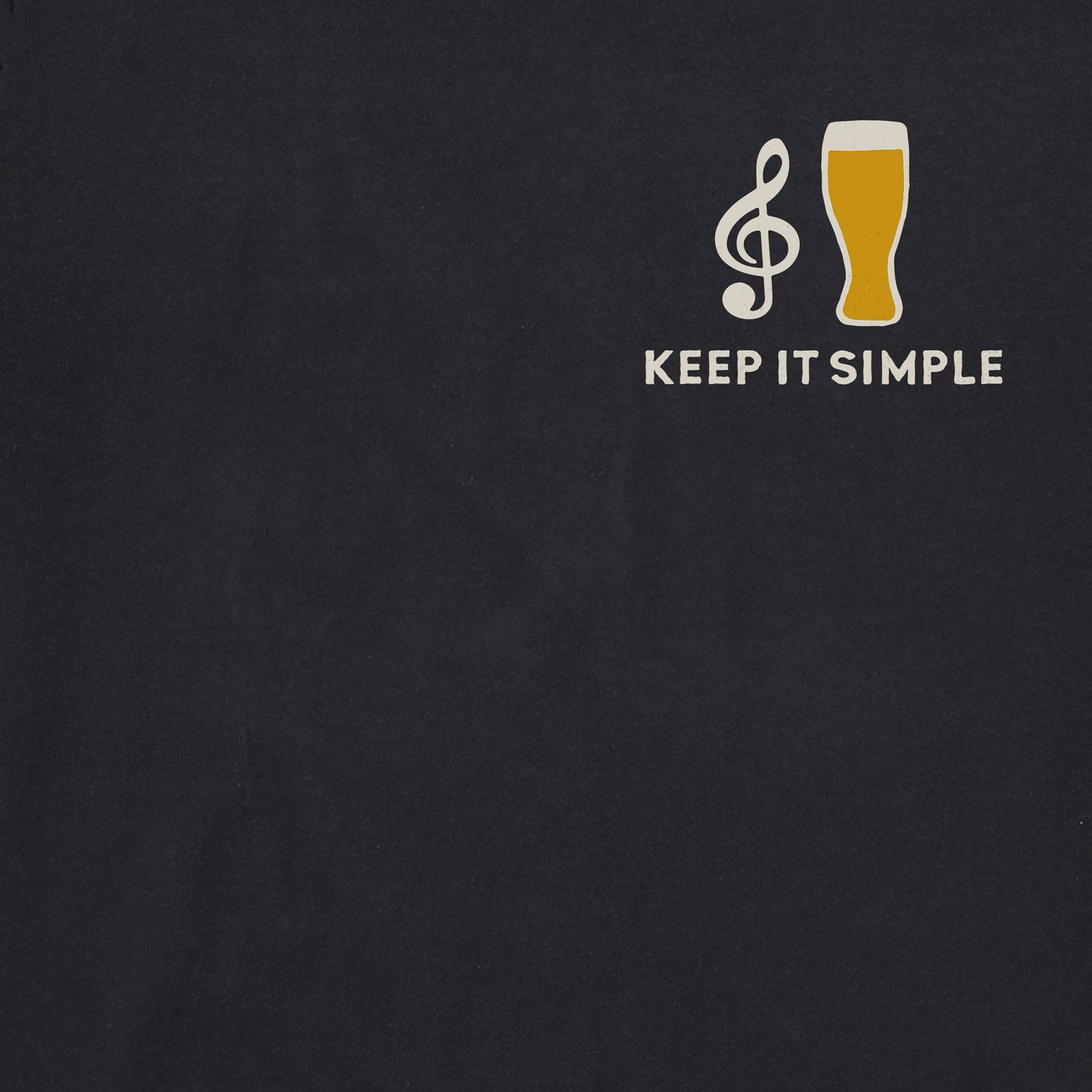 Men's Mini Music Beer Short Sleeve Tee