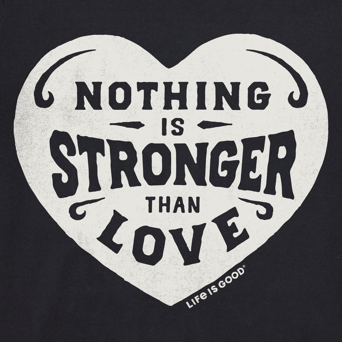 Men's Stronger than Love Heart Short Sleeve Tee