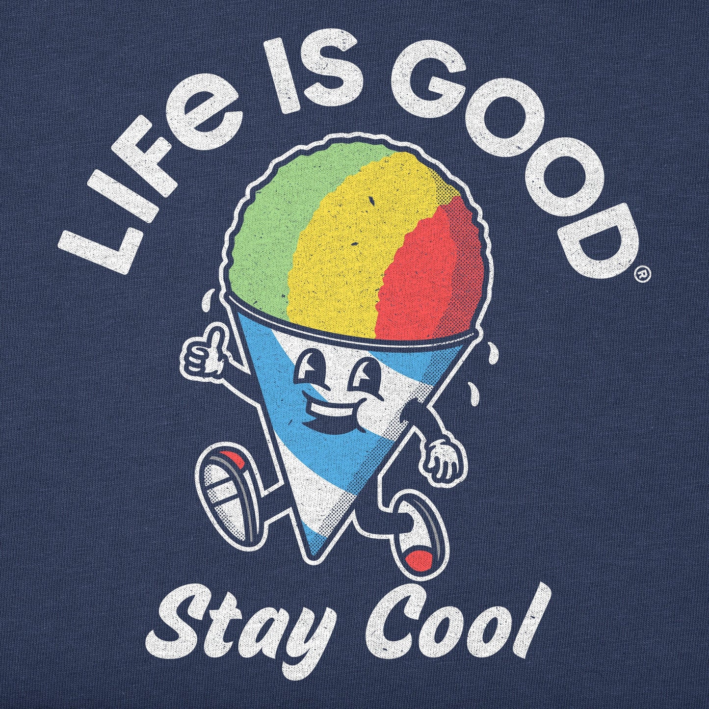 Women's Snow Cone Stay Cool Short Sleeve Crusher Boxy Tee