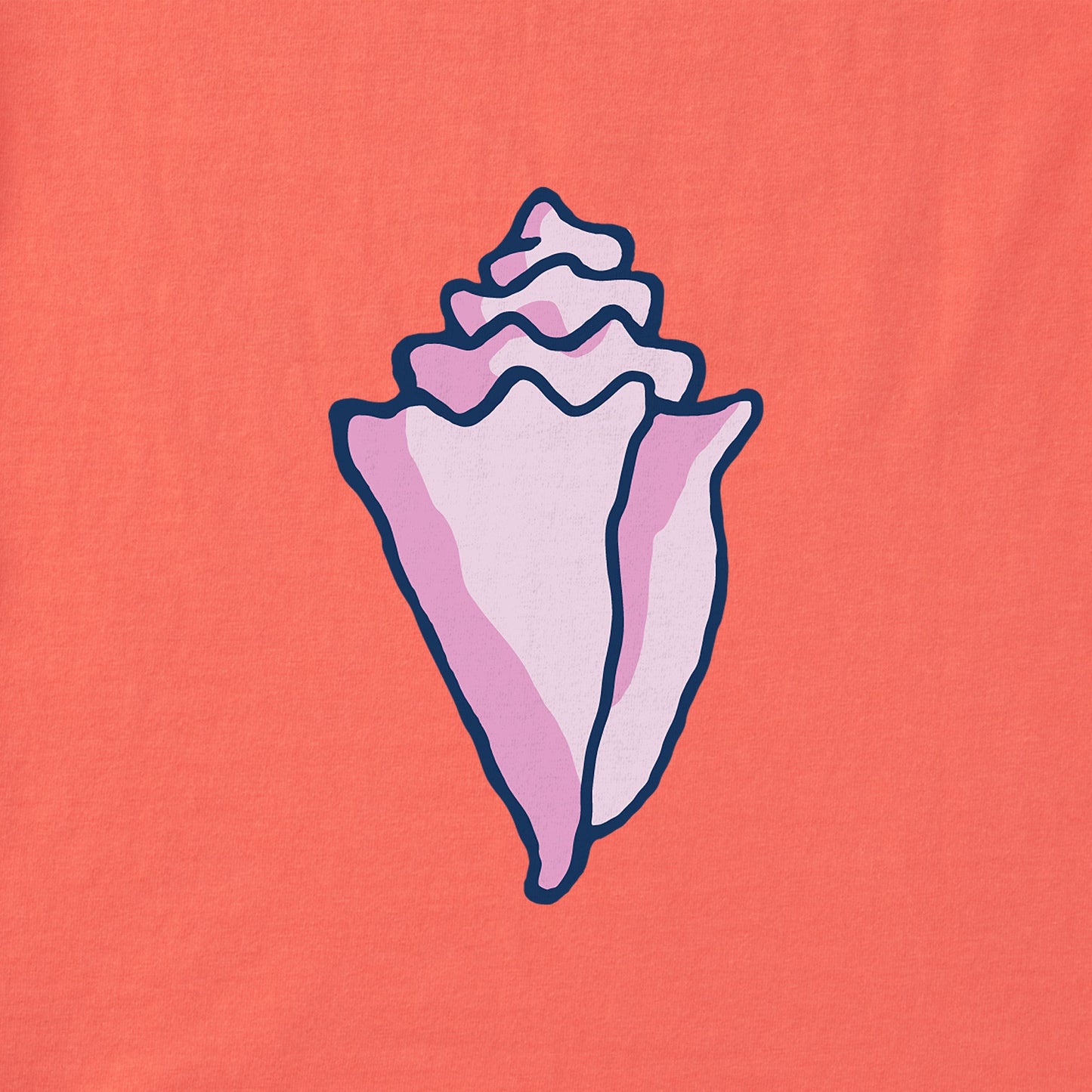 Women's Seashell Vintage Short Sleeve Crusher Boxy Tee