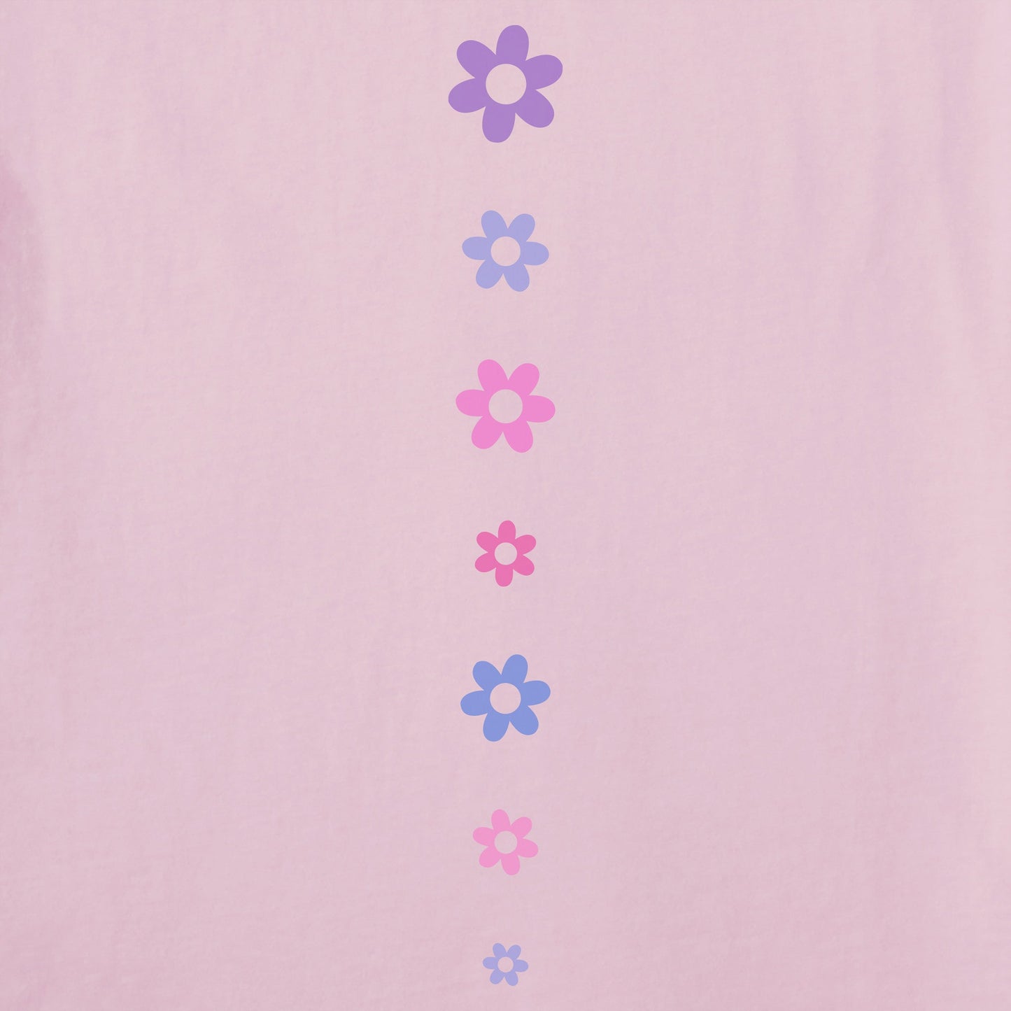 Women's Daisy Circle Psychedelic Long Sleeve Crusher Tee