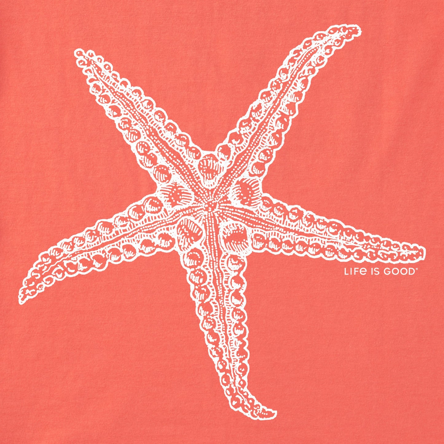 Women's Crafty Starfish Long Sleeve Crusher-LITE Hooded Tee