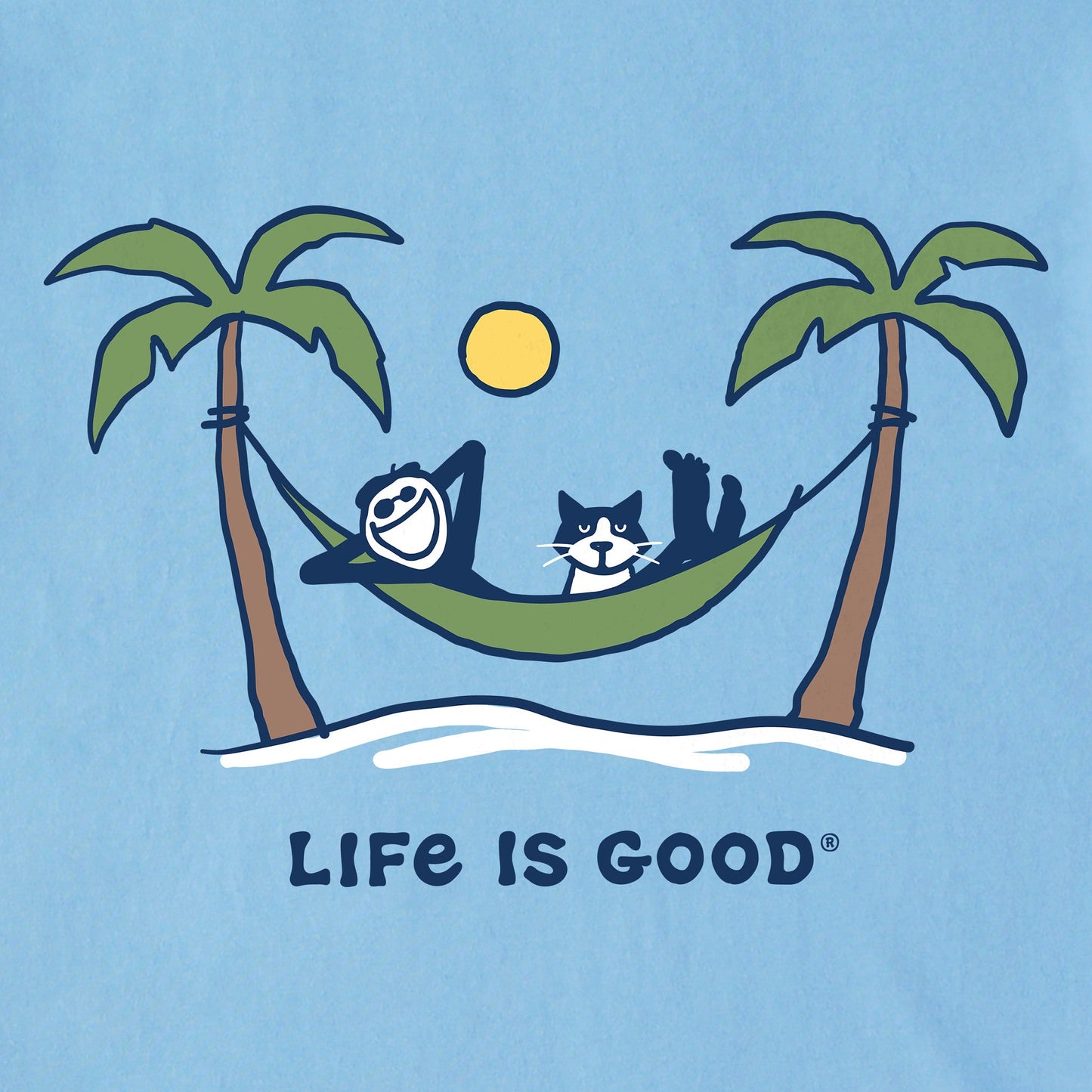 Men's Jake & Tux Palm Hammock Short Sleeve Tee