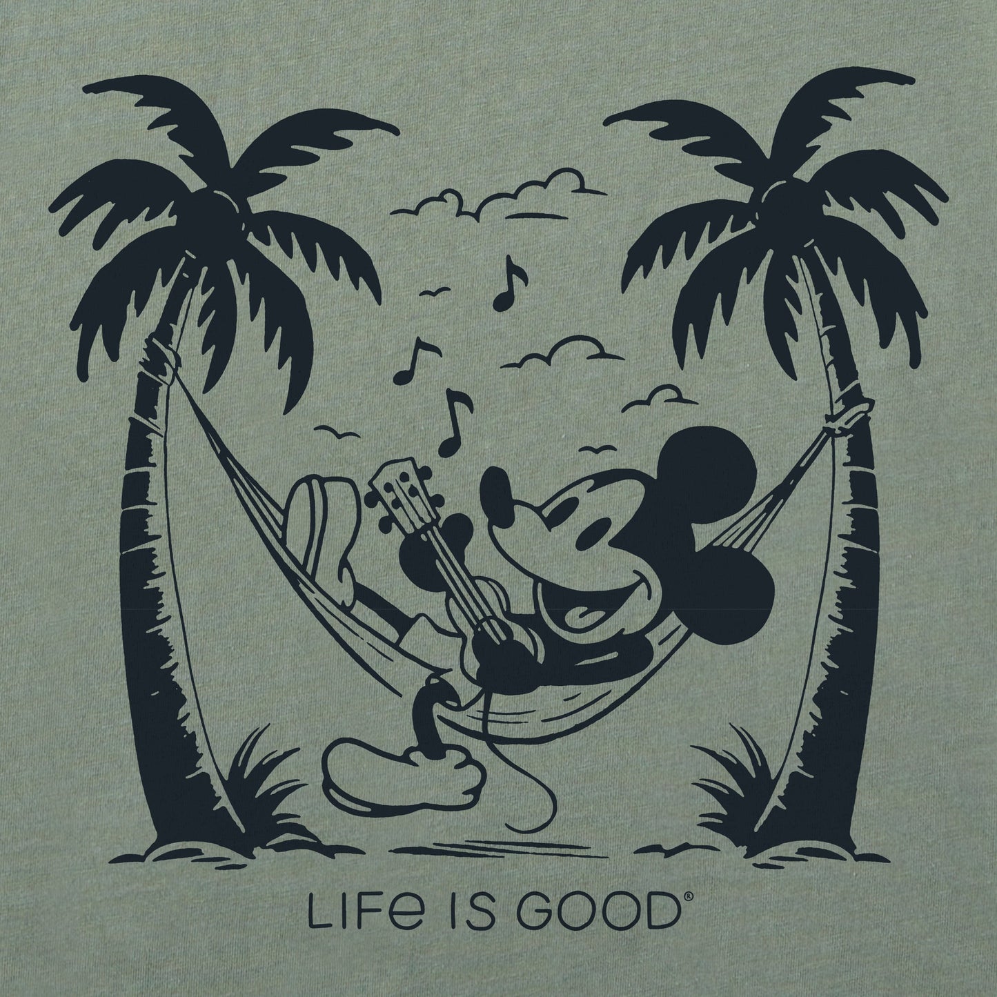 Men's Steamboat Willie Hammock Jammin Short Sleeve Tee