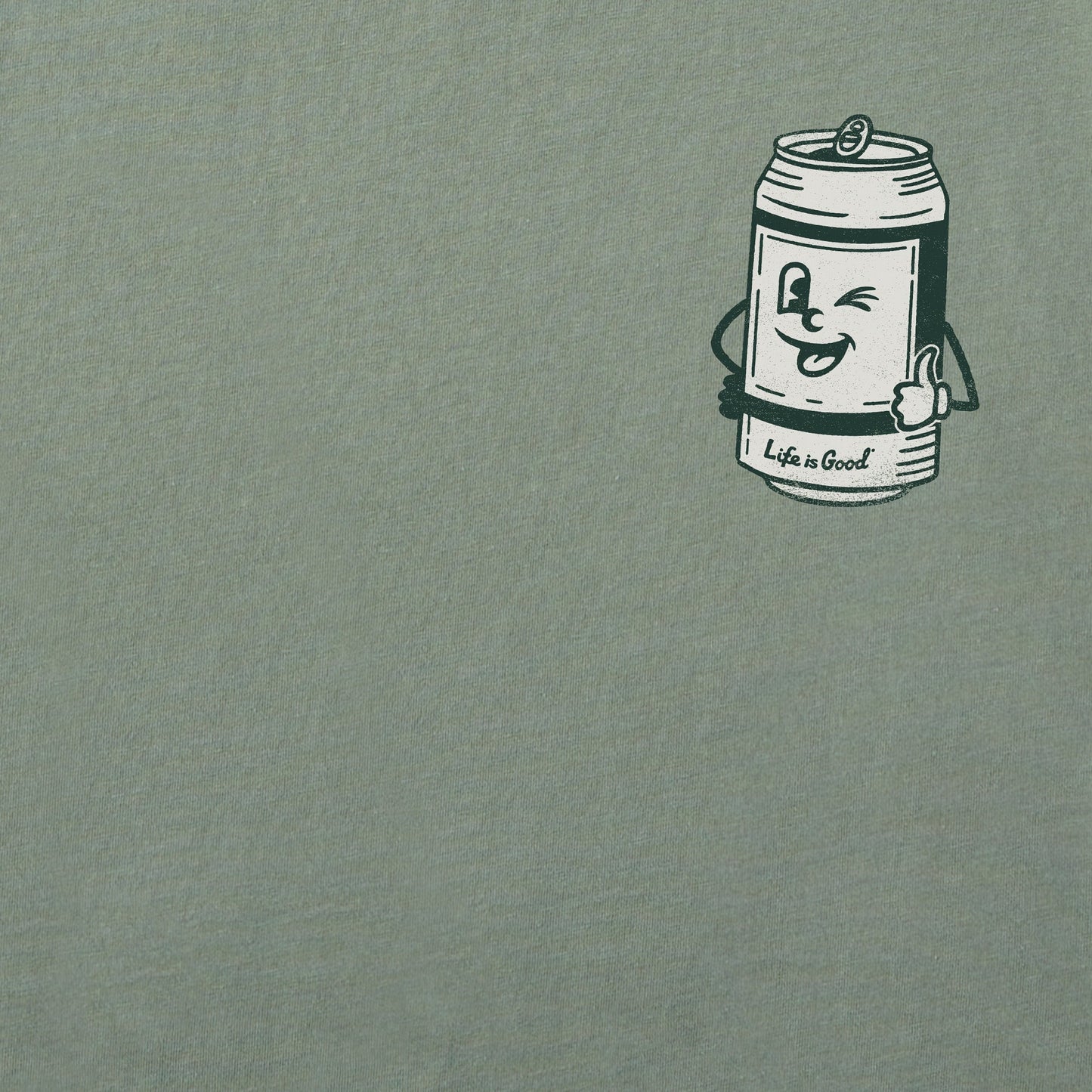 Men's Beer Can Short Sleeve Crusher Tee