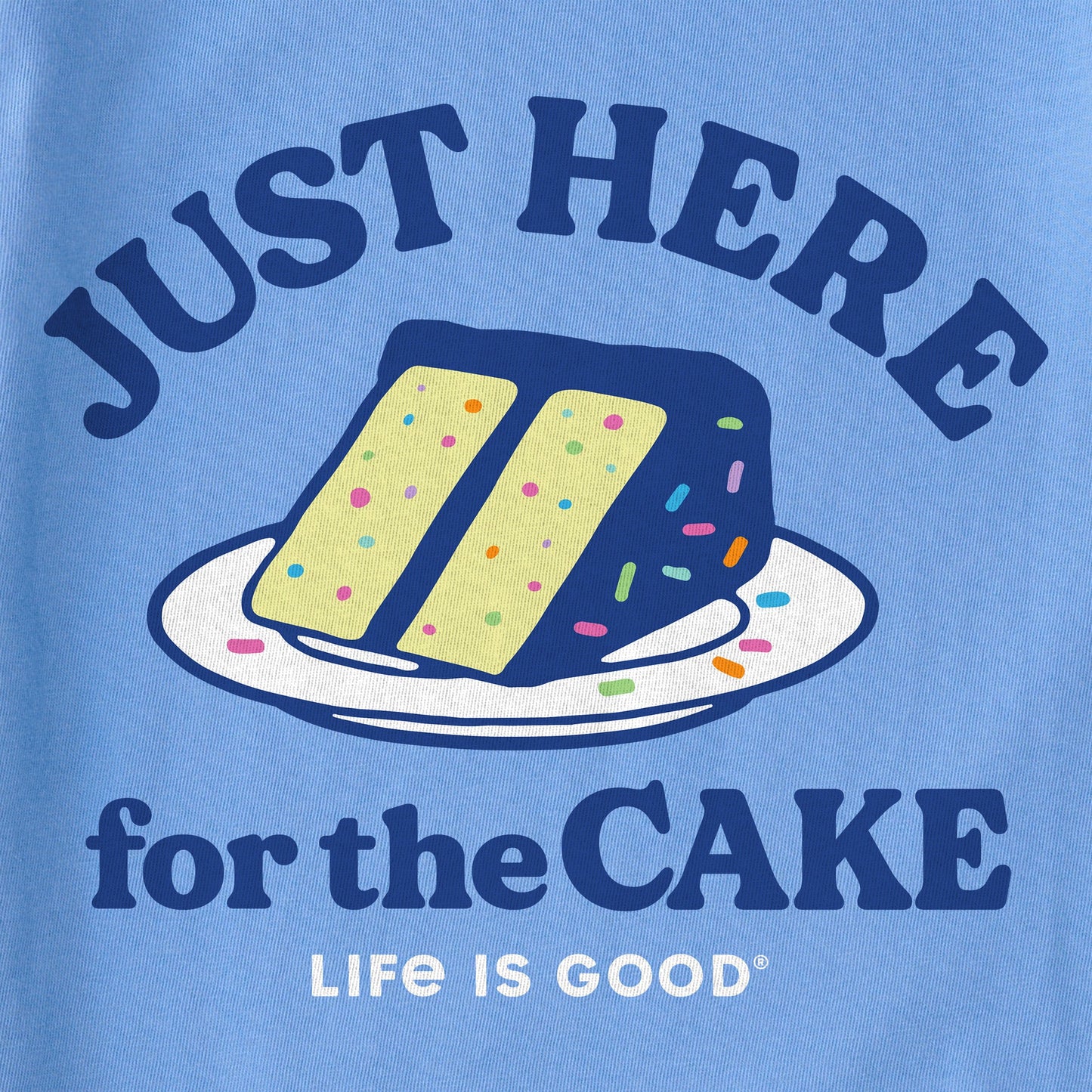 Kids Here for the Cake Short Sleeve Crusher Tee