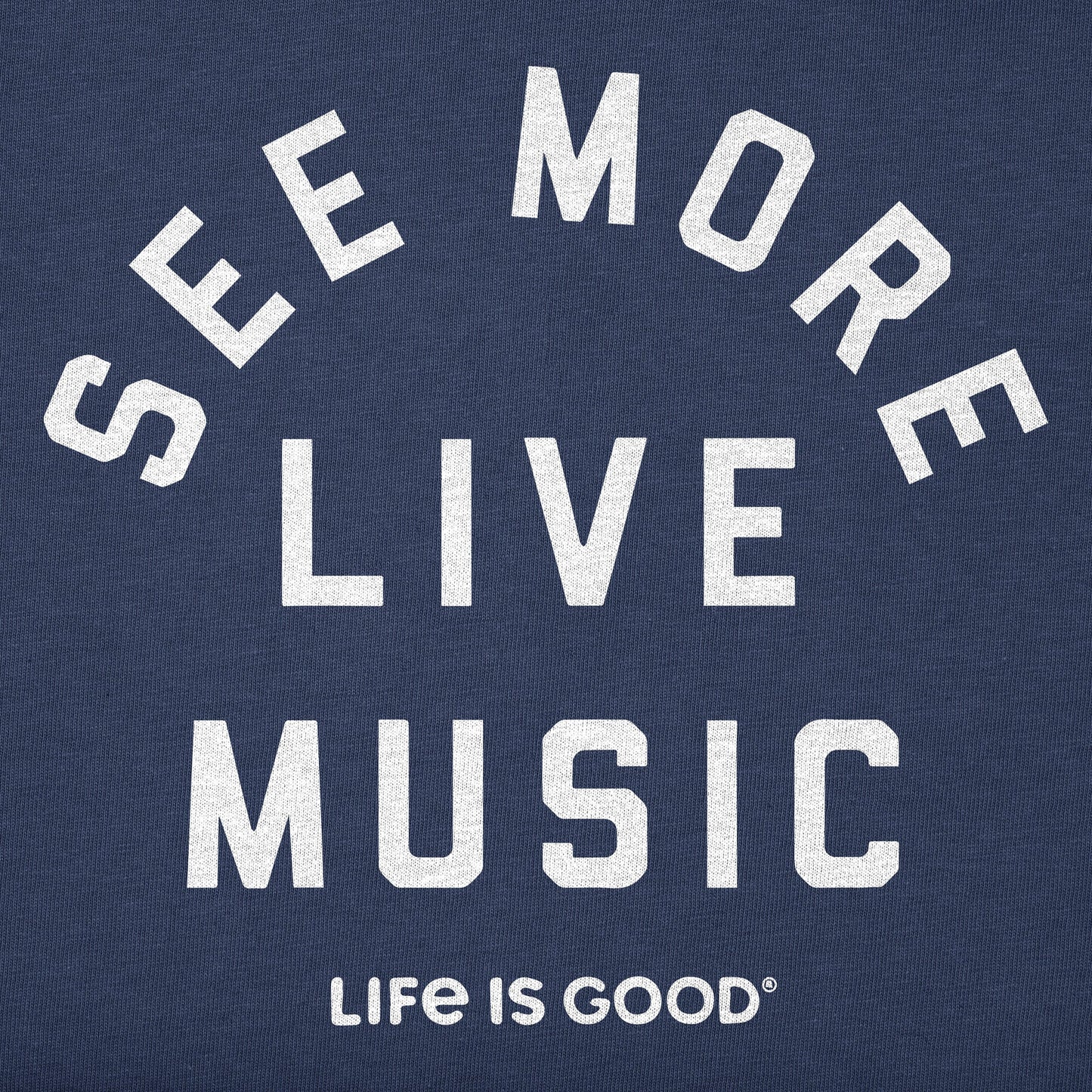 Women's See More Live Music Short Sleeve Crusher Boxy Tee