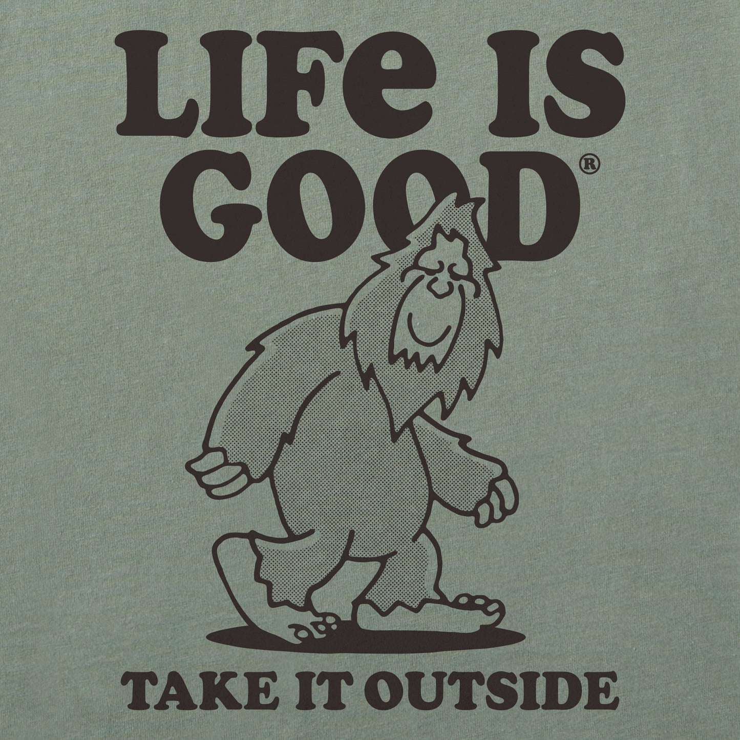 Women's Take it Outside Sasquatch Short Sleeve Crusher Tee