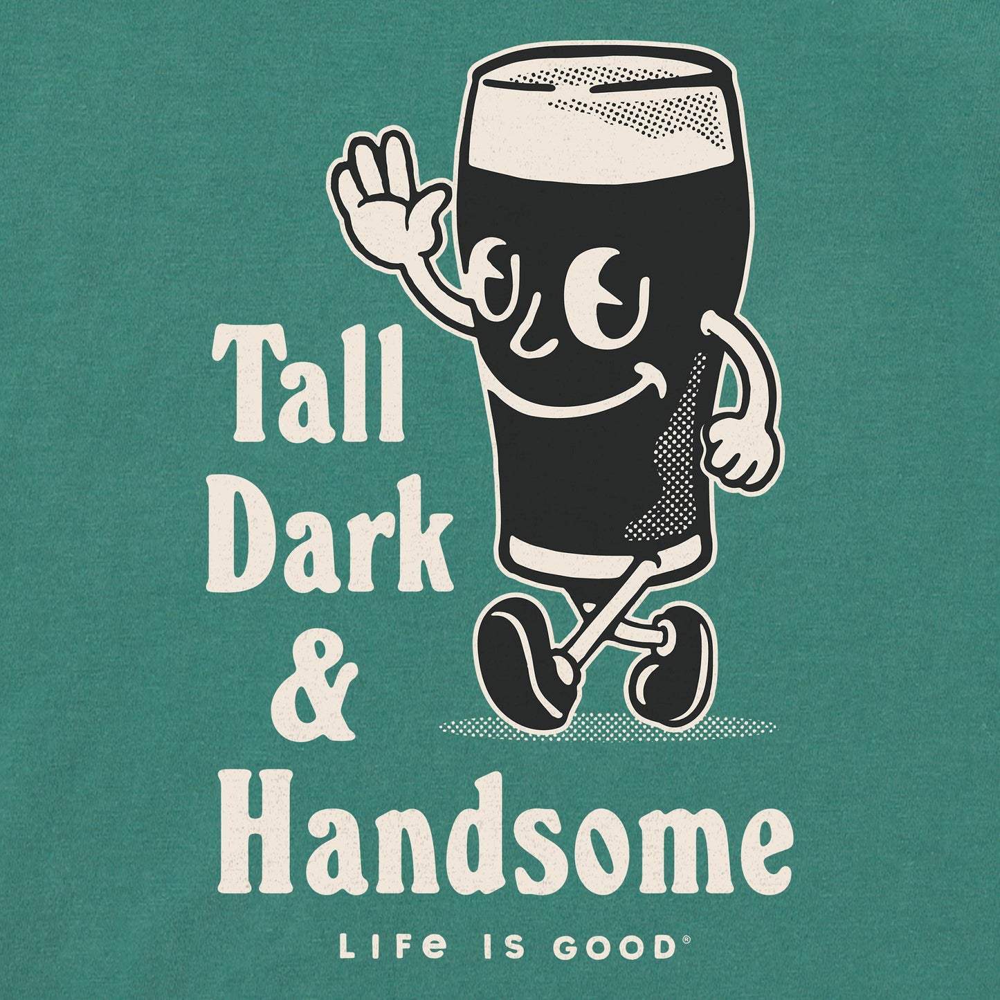 Women's Tall Dark & Handsome Short Sleeve Crusher Boxy Tee