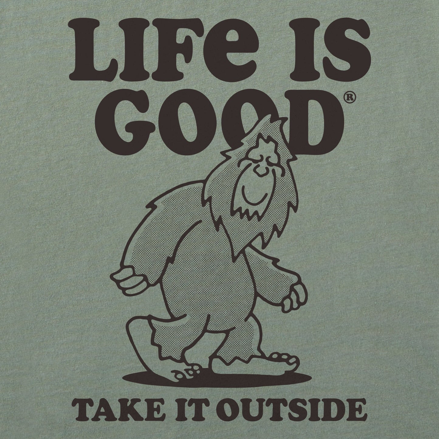 Men's Take it Outside Sasquatch Short Sleeve Tee