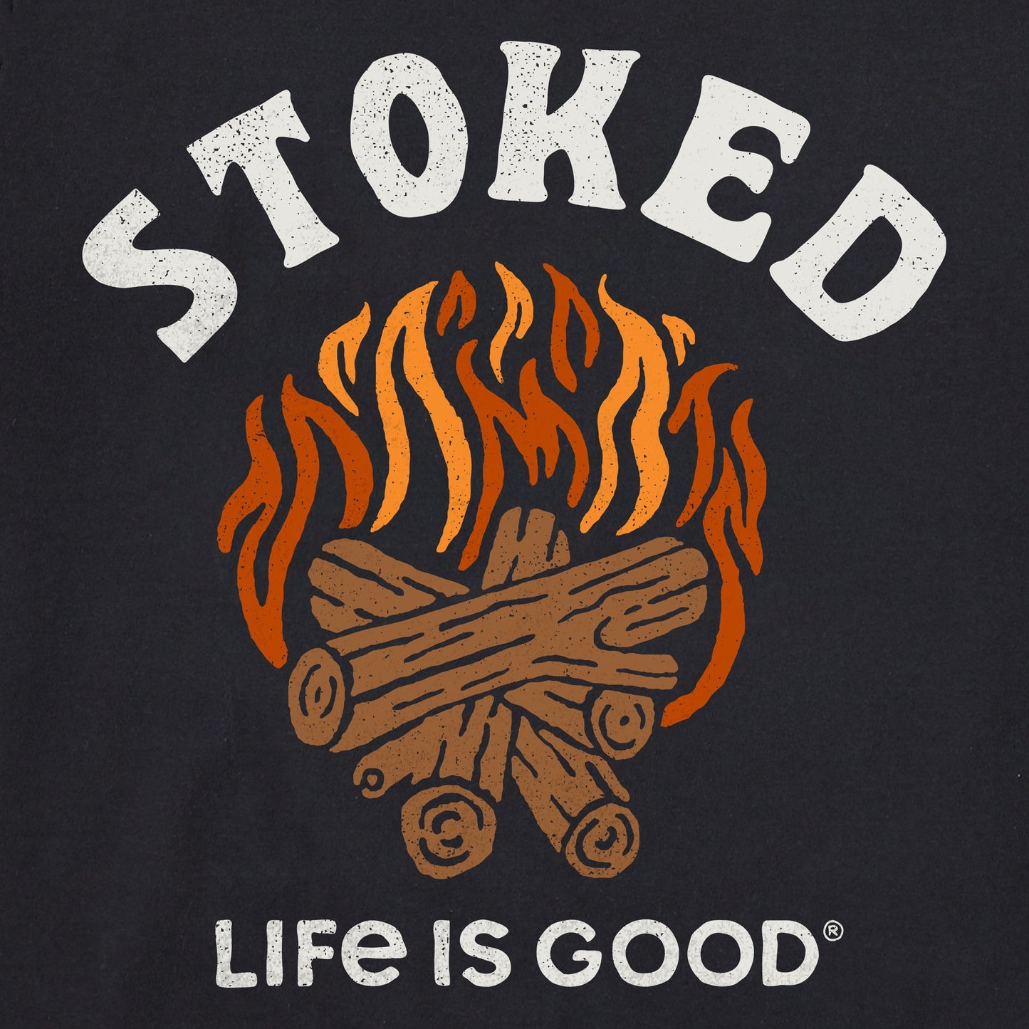 Women's Stoked Campfire Short Sleeve Crusher Tee