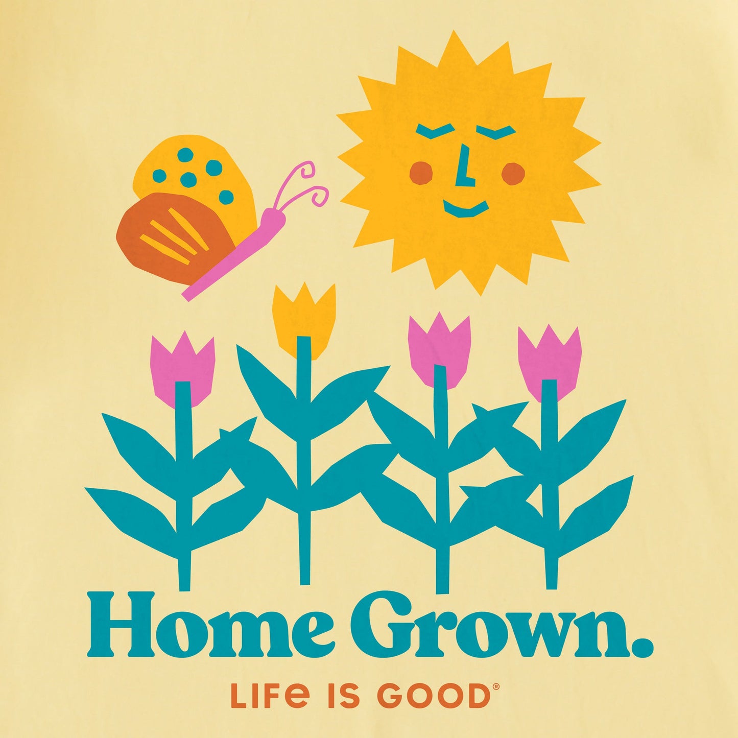 Kids Home Grown Garden Short Sleeve Crusher Tee