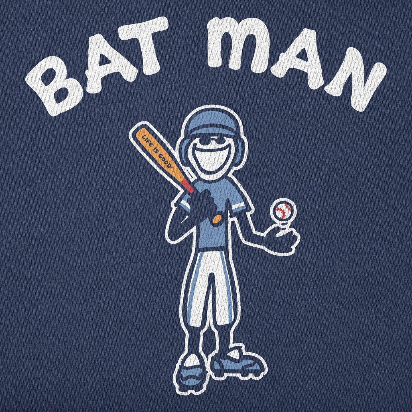 Kids Jake Bat Man Short Sleeve Crusher Tee