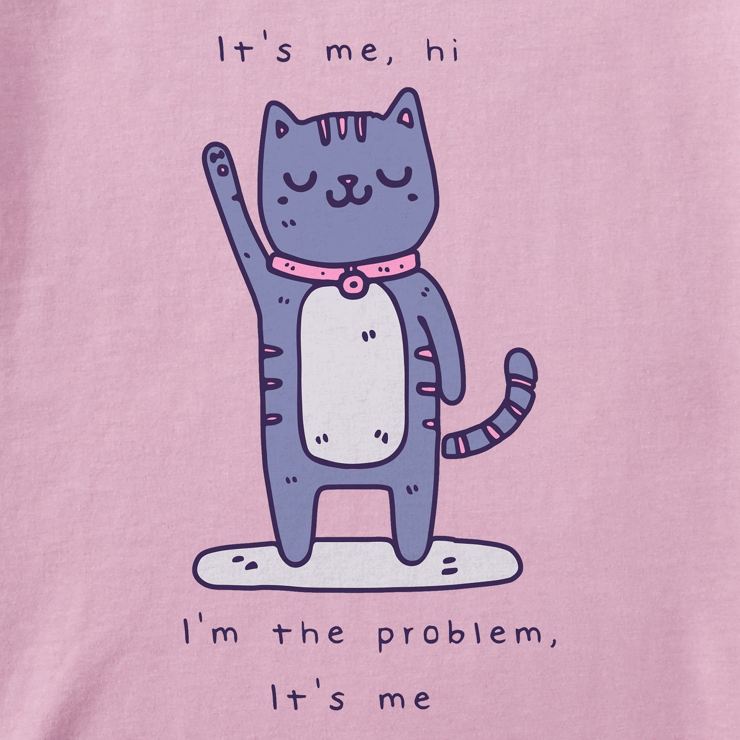 Kids Cat I'm the Problem Short Sleeve Crusher Tee