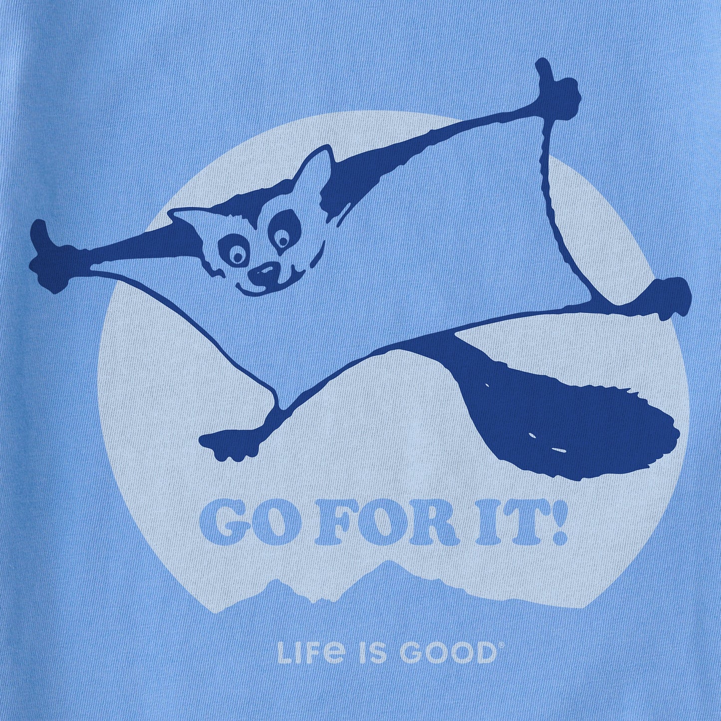 Kids Go For It Flying Squirrel Short Sleeve Crusher Tee