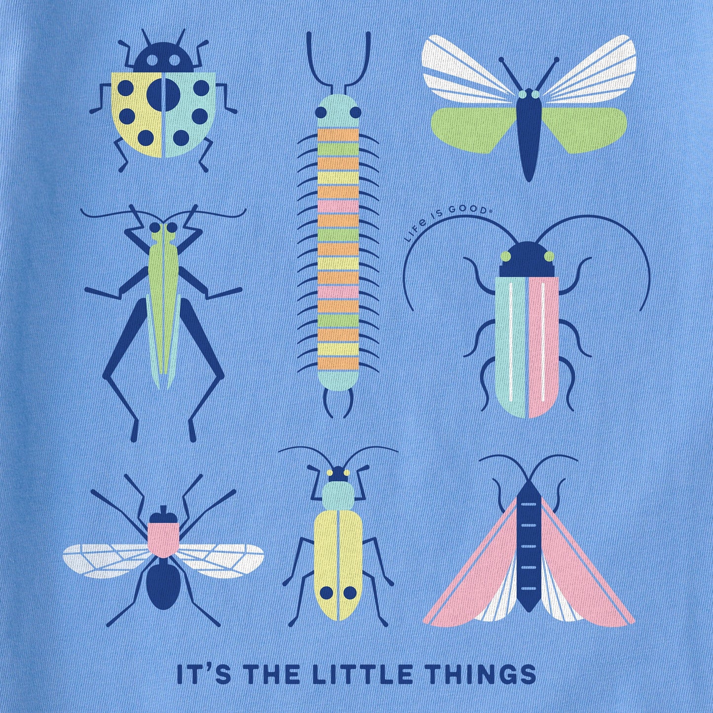 Kids It's the Little Things Bugs Short Sleeve Crusher Tee