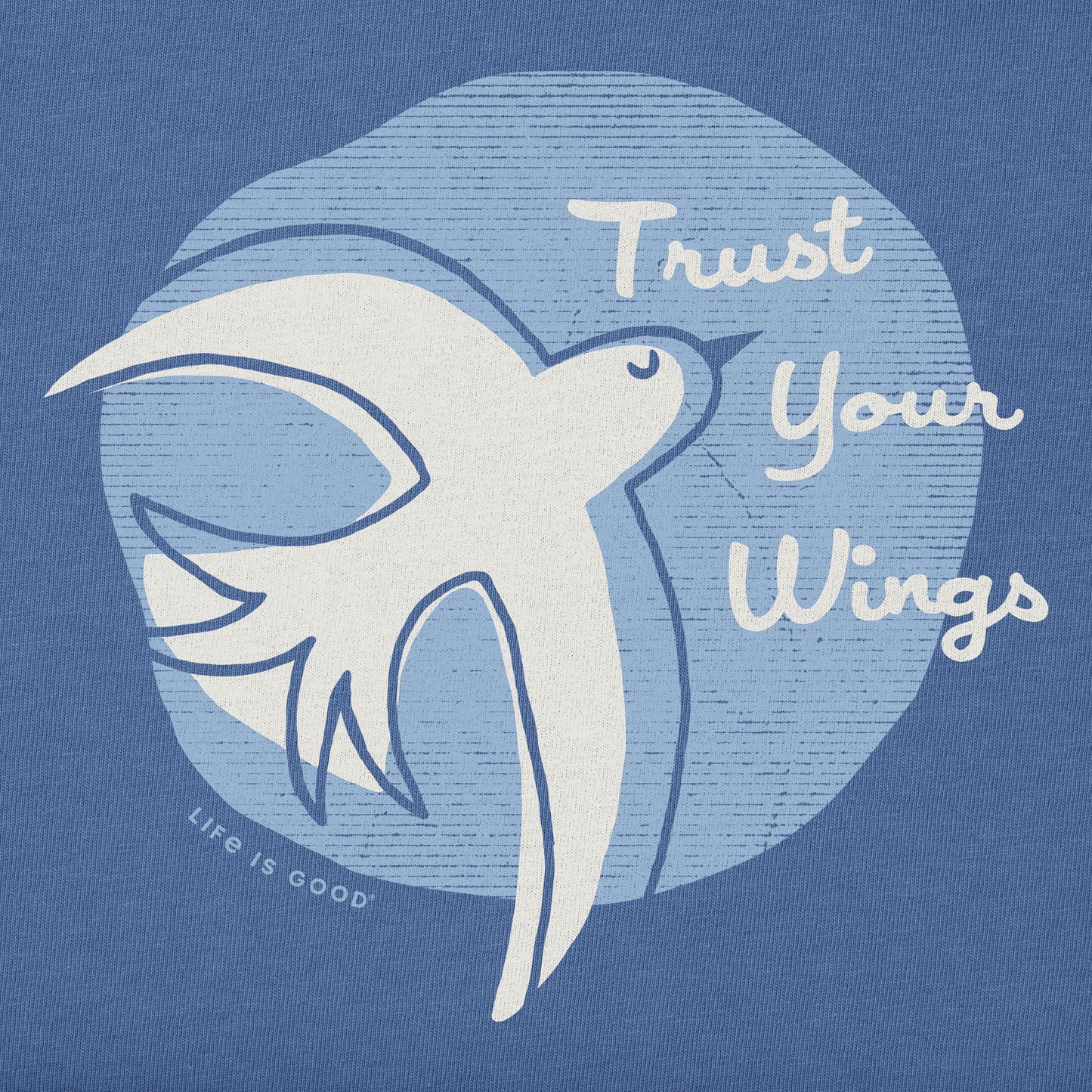 Kids Trust Your Wings Short Sleeve Crusher Tee