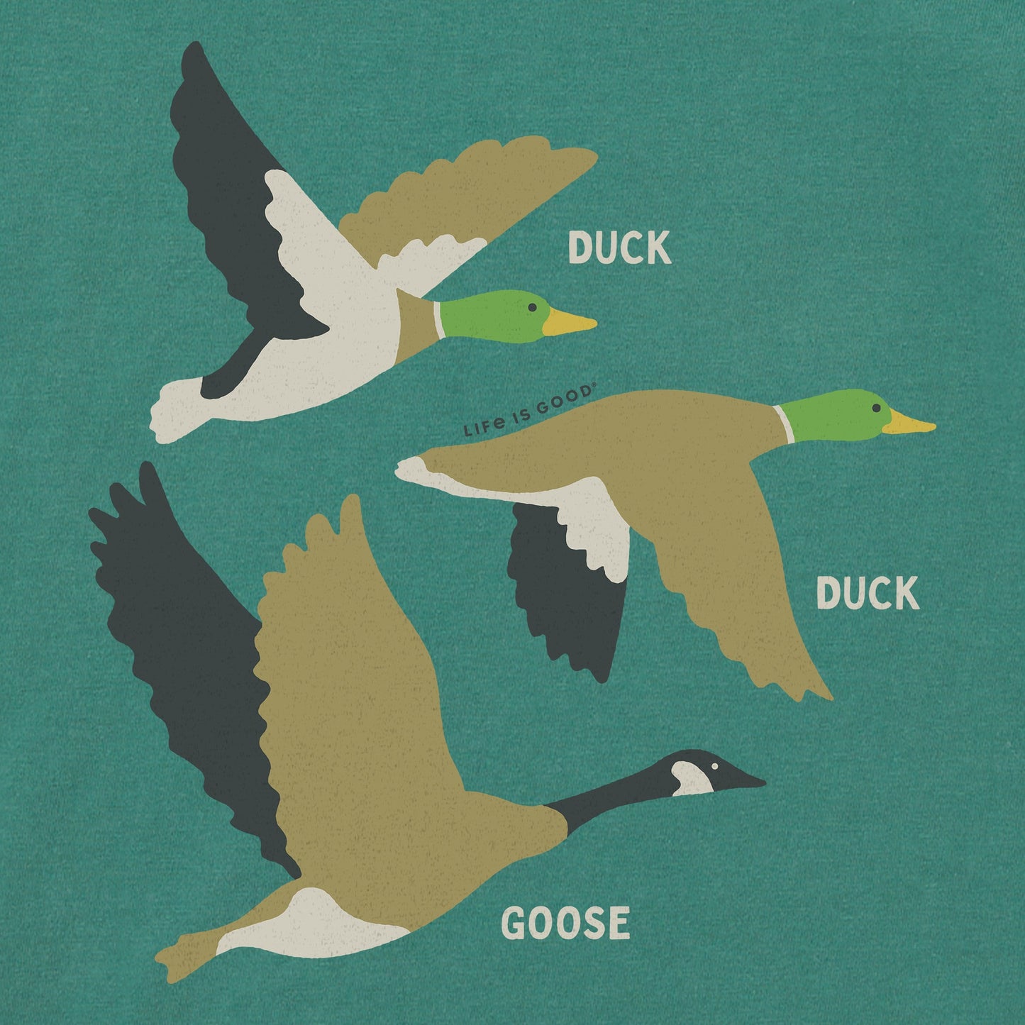 Women's Duck Duck Goose Short Sleeve Crusher Boxy Tee