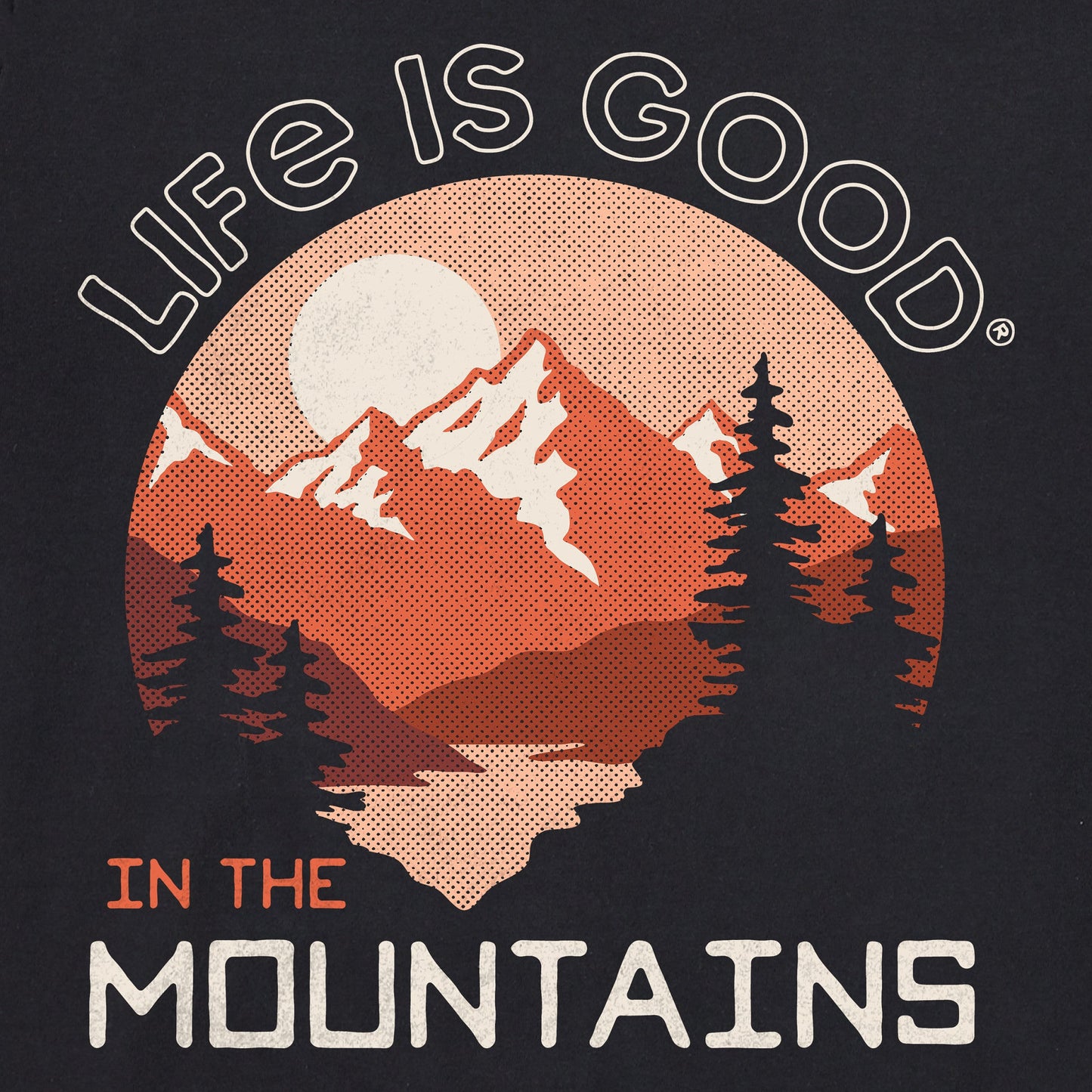Men's Life is Good in the Mountains Short Sleeve Tee