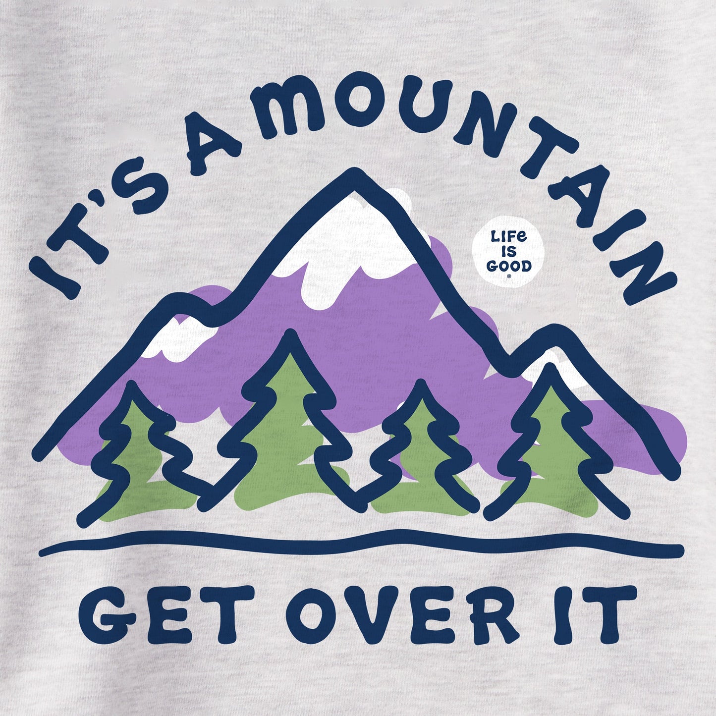 Women's It's a Mountain Get Over It Simply True Fleece Hoodie