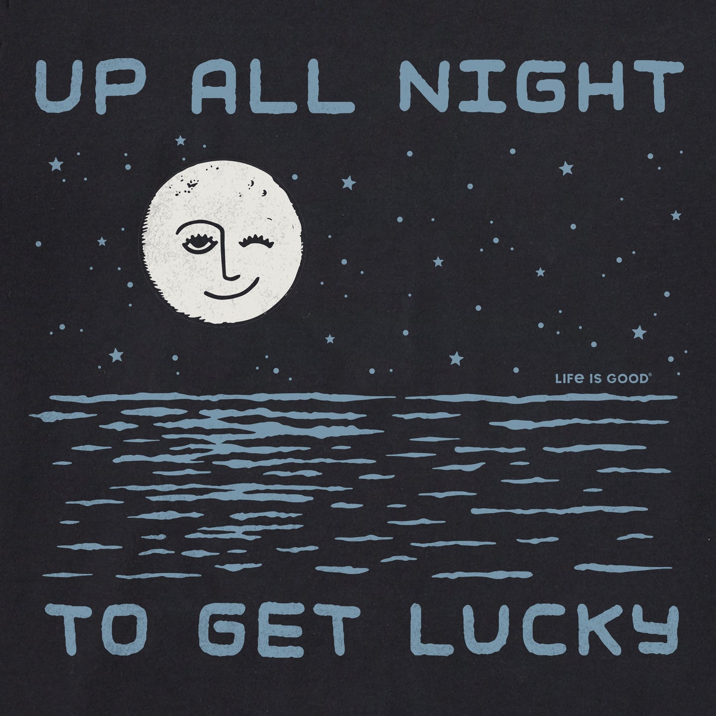 Women's Up All Night to Get Lucky Short Sleeve Crusher Tee