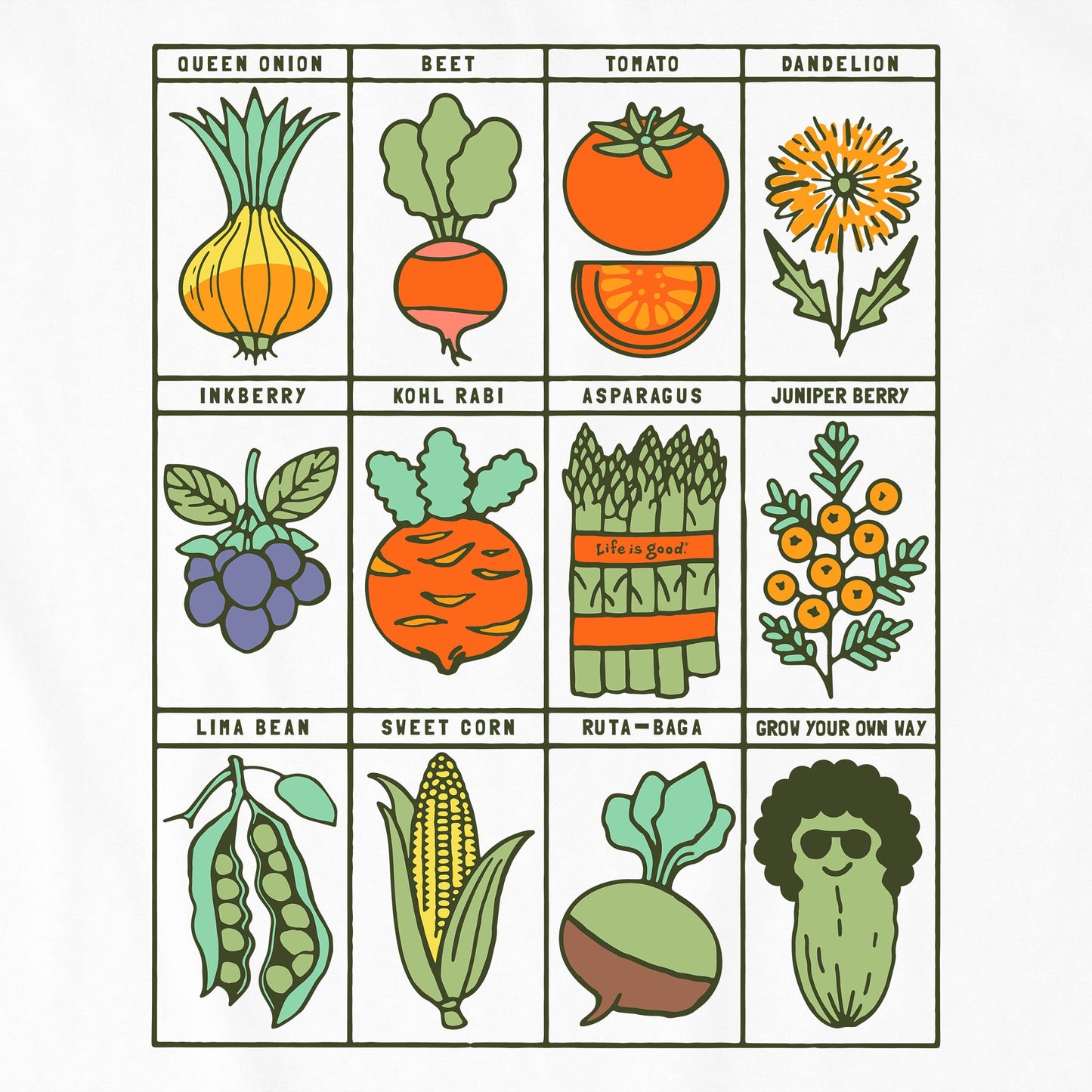 Kids Grow Your Own Way Short Sleeve Crusher Tee