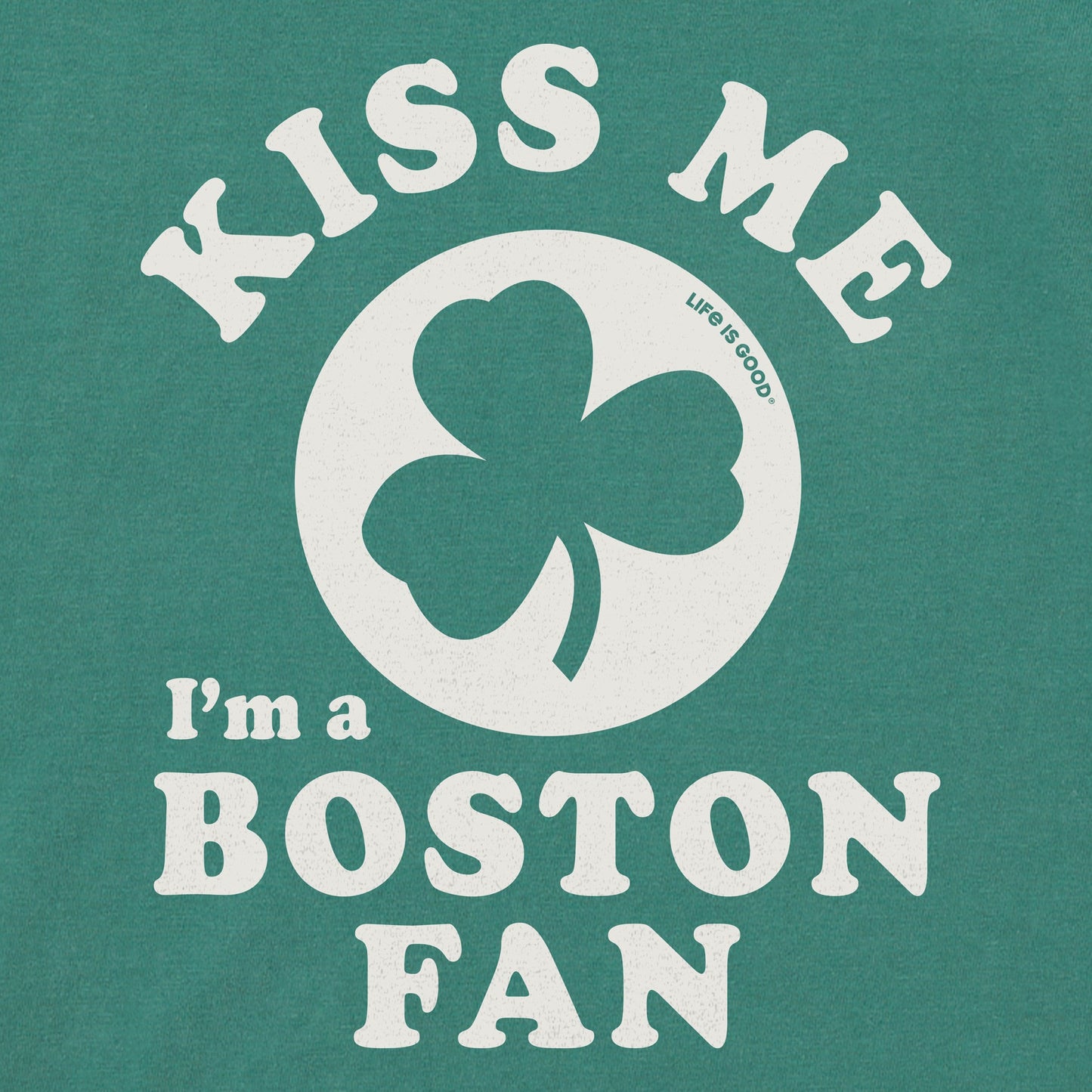 Men's Kiss Me I'm a Boston Fan Short Sleeve Crusher Tee